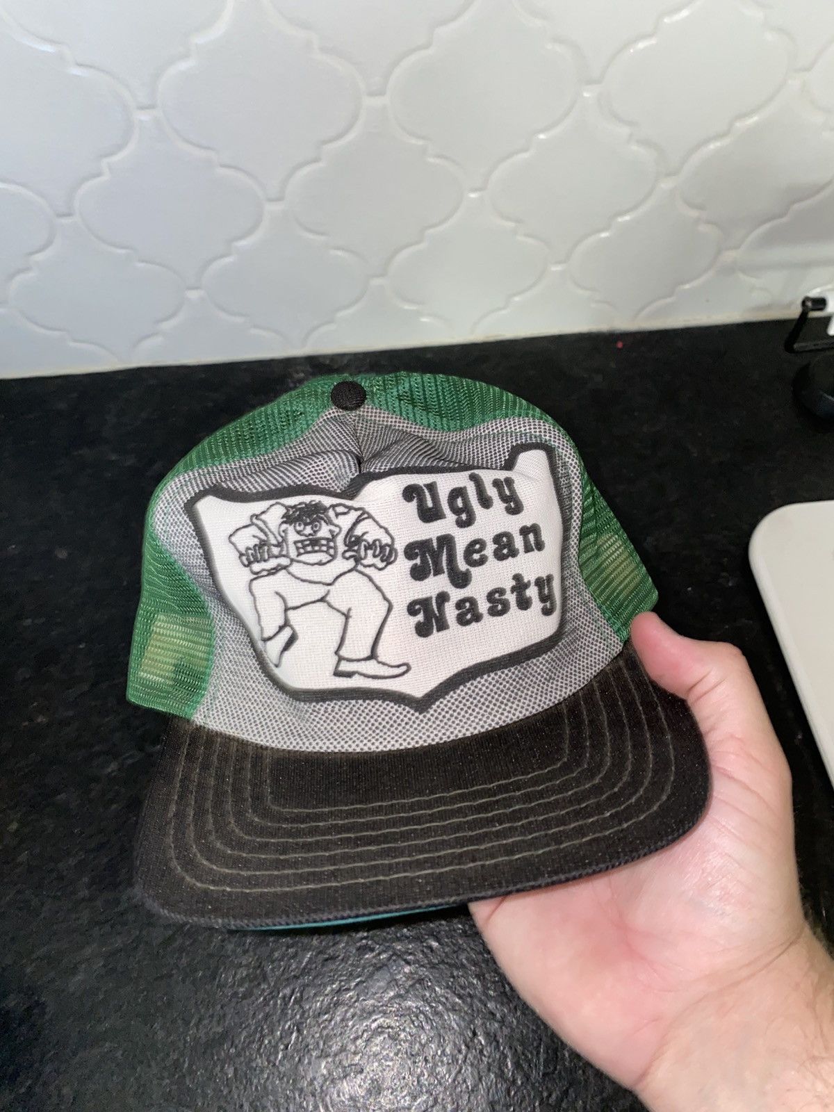 Other Vintage 80s Ugly mean nasty trucker hat Size ONE SIZE - 4 Thumbnail
