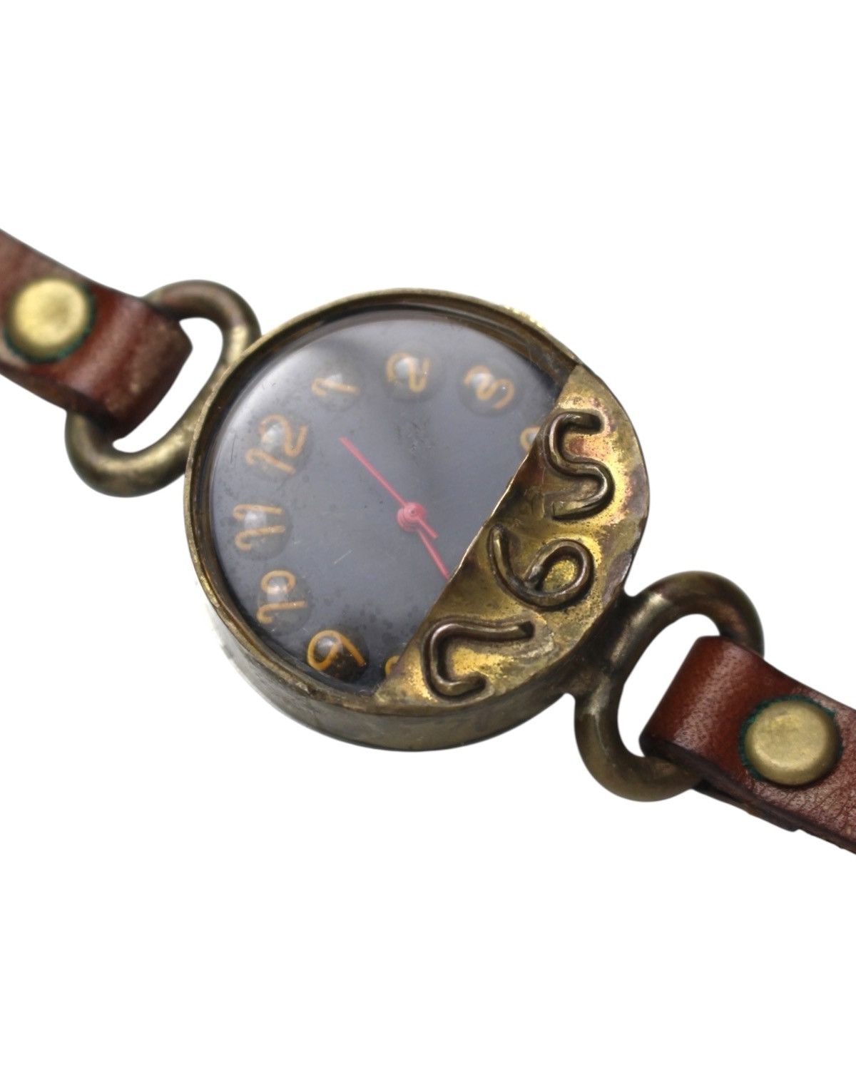 Japanese Brand × Vintage 2000S JAPANESE HANDCRAFTED STEAMPUNK BRASS CASE WATCH Size ONE SIZE - 3 Thumbnail