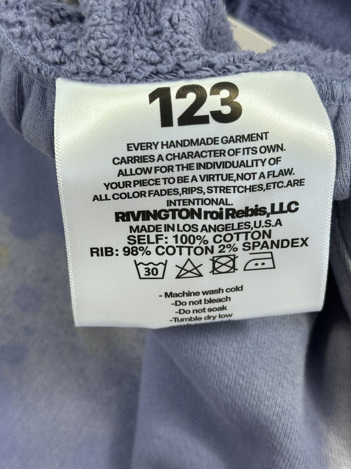 RRR-123 TIEDYE LOGO PRINT SWEAT-SHORTS Size US 30 / EU 46 - 7 Thumbnail