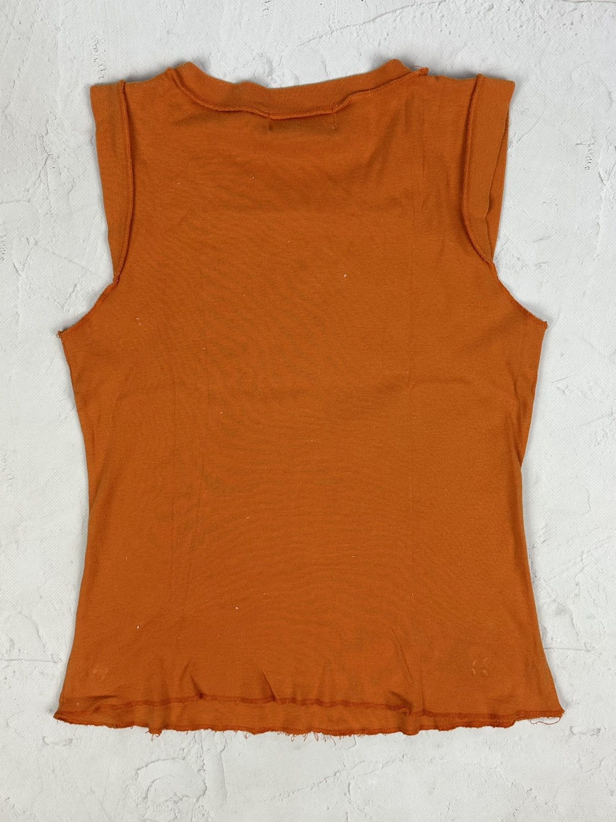 Other Vintage Printed Orange Top Size S / US 4 / IT 40 - 5 Thumbnail