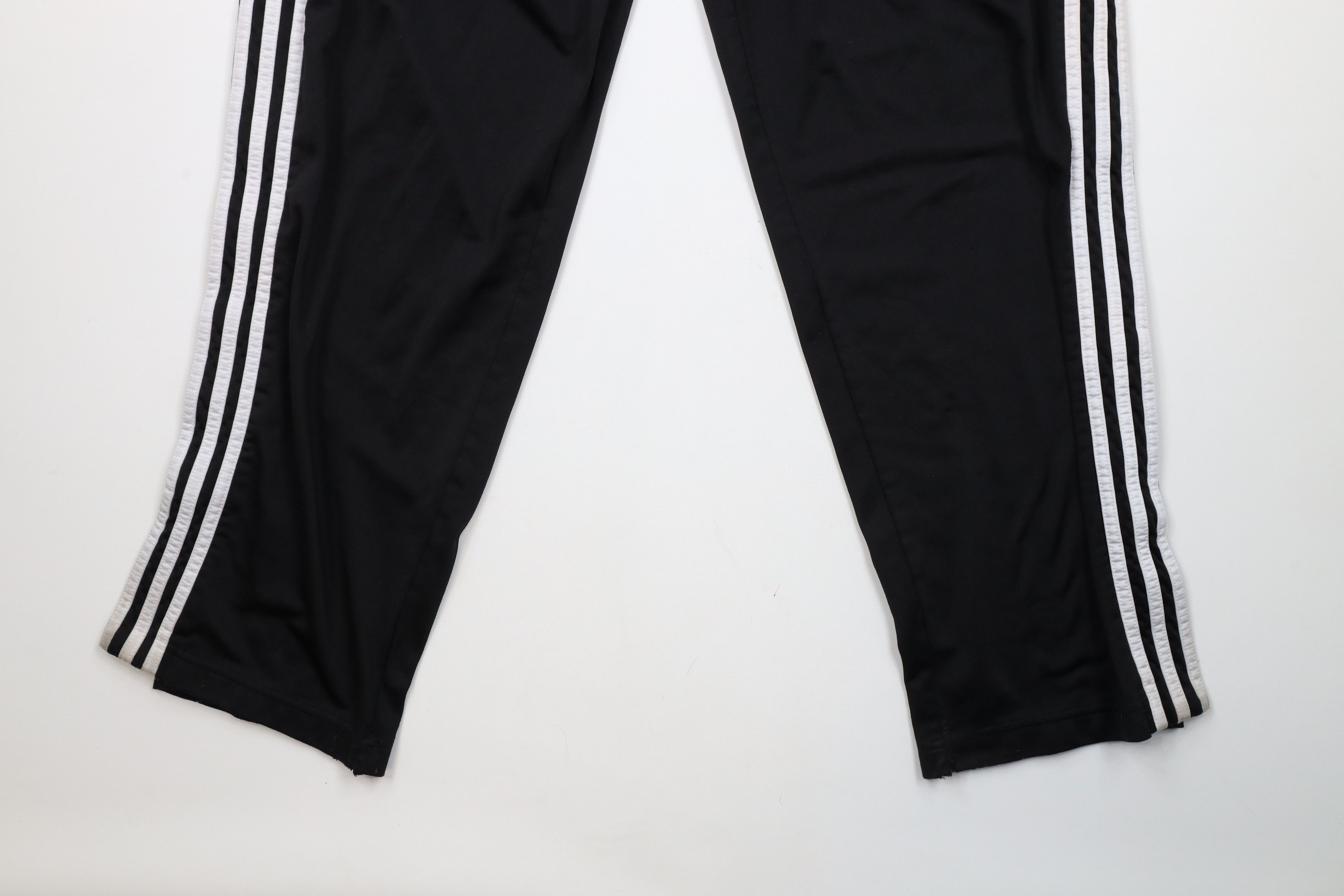 Adidas × Vintage Vintage Y2K 2000 Adidas Wide Leg Tearaway Pants Black Size US 38 / EU 54 - 4 Thumbnail
