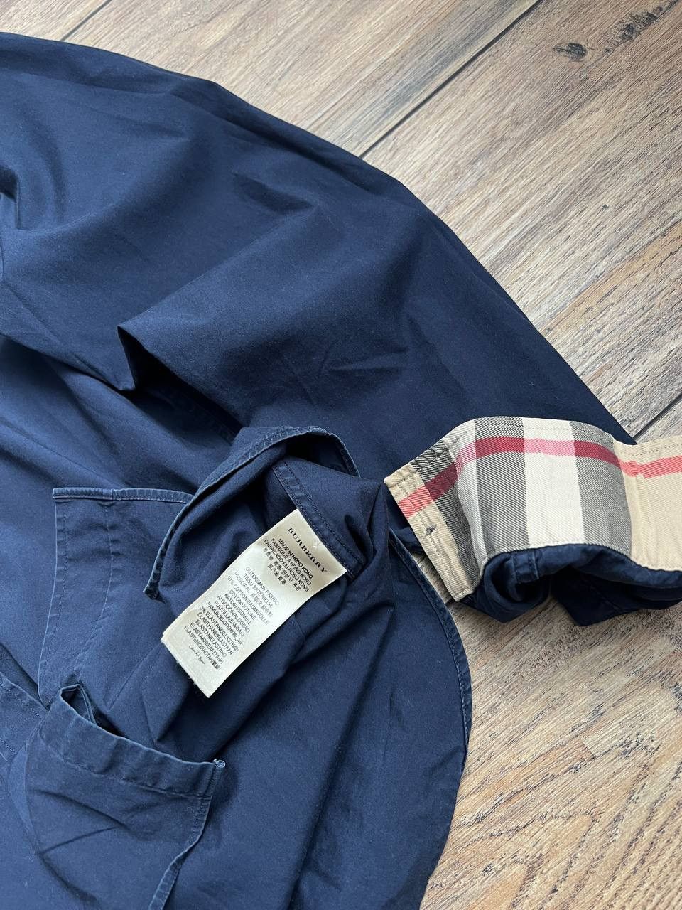 Burberry Burberry Classic Blue Collared Dress Shirt Size US S / EU 44-46 / 1 - 4 Thumbnail