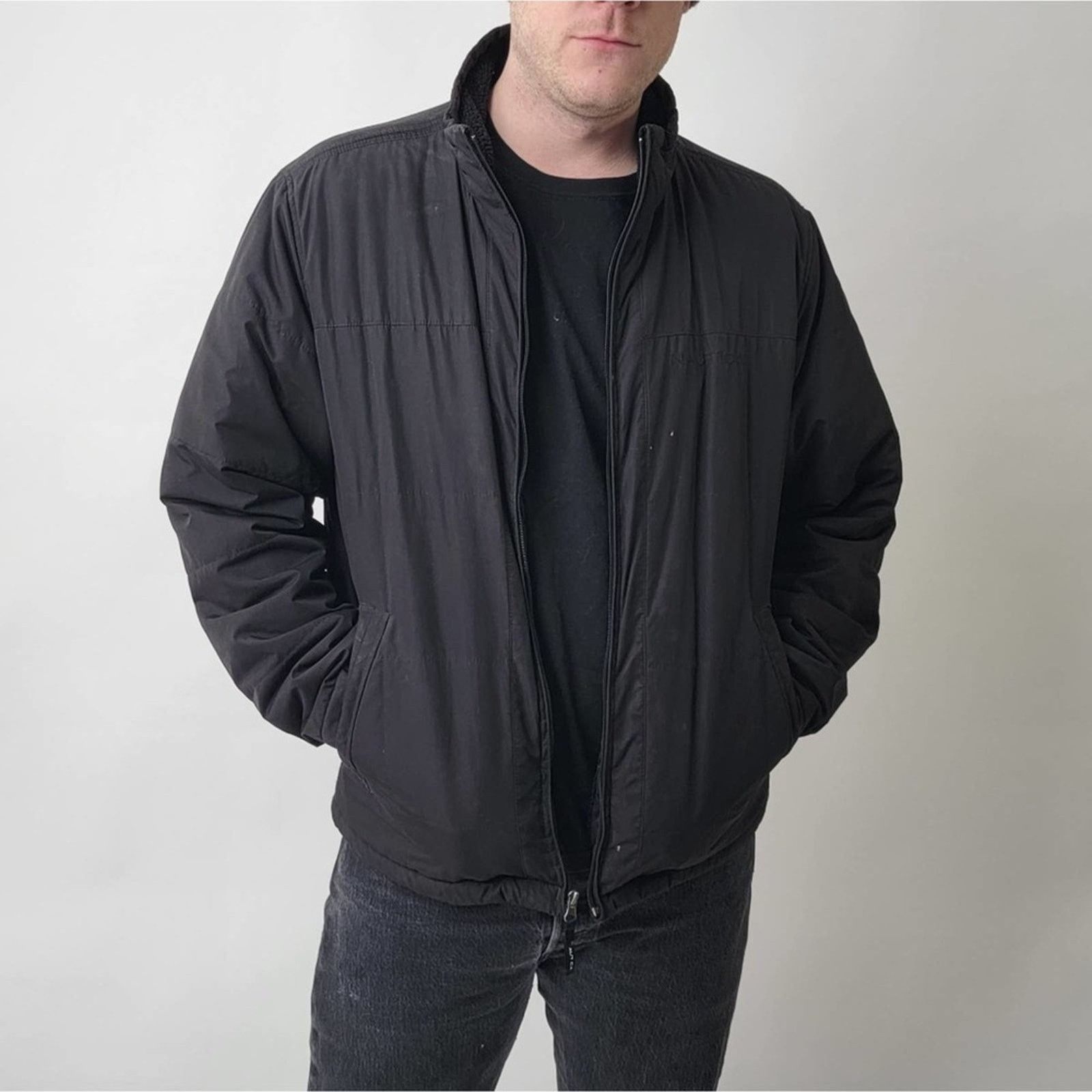 Nautica Nautica Black Sherpa Lined Jacket - M Size US M / EU 48-50 / 2 - 5 Thumbnail