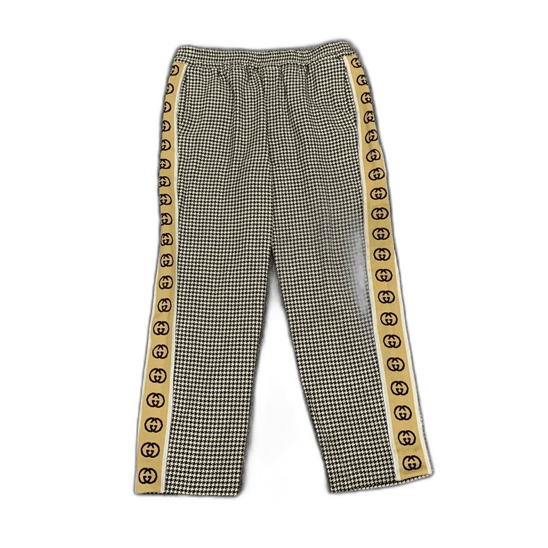 Gucci Gucci Gray Houndstooth Lounge Pants-yf Size US 44 / EU 60 - 1 Thumbnail