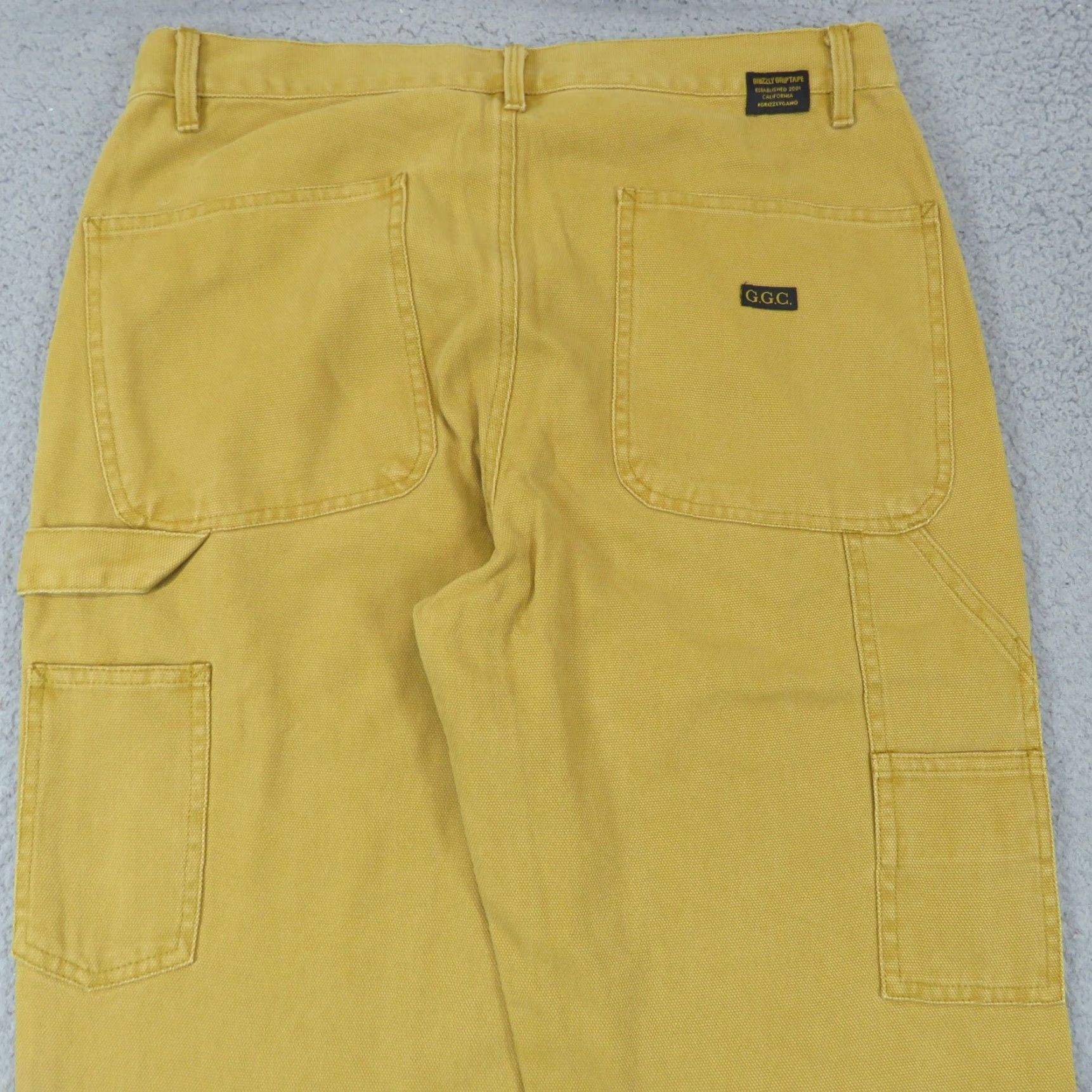 Doublet Grizzly Griptape Pants Men 32 Double Knee Workwear Canvas Carpenter Skater 32x32 Size US 32 / EU 48 - 3 Thumbnail