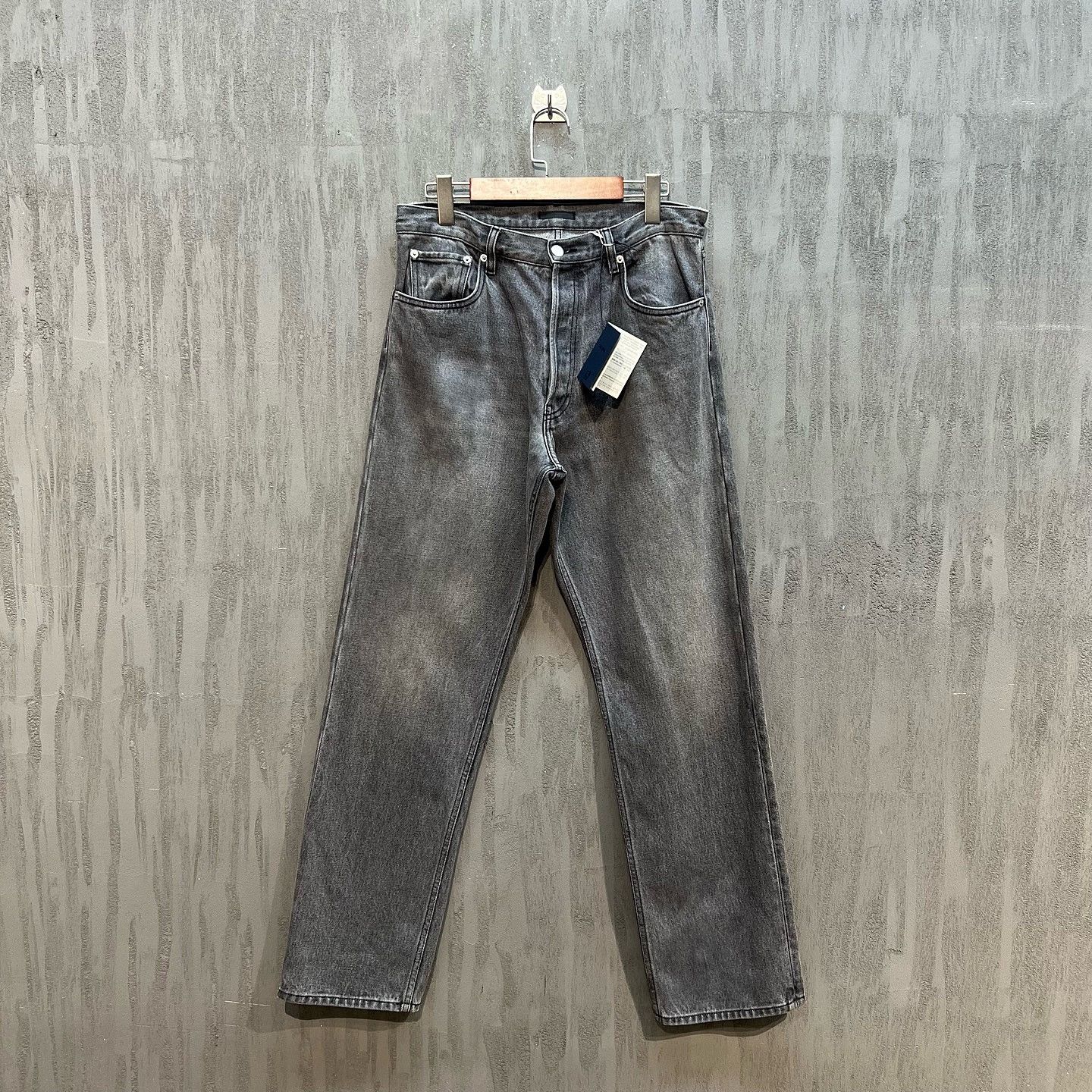 Prada Prada Triangle Logo Washed Denim Jeans Size 31 Size US 31 - 1 Thumbnail