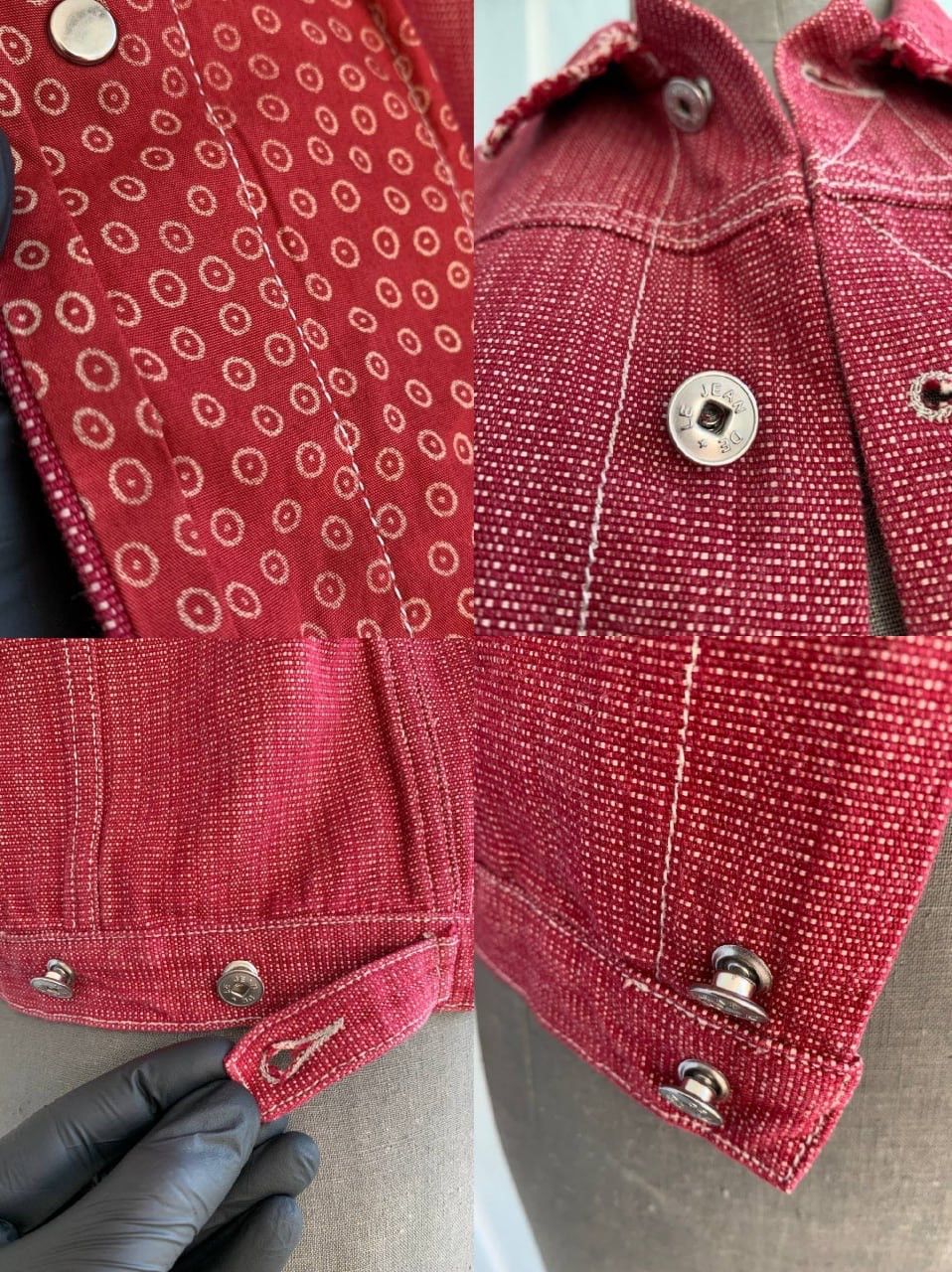 Marithe + Francois Girbaud Vintage Marithe Francois Girbaud Unisex Cotton Denim Jacket Size M / US 6-8 / IT 42-44 - 21 Thumbnail