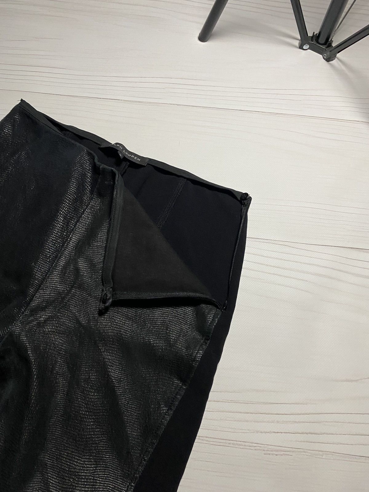 Polo Ralph Lauren × Vintage Vintage Ralph Lauren lamb genuine leather y2k pants Size 28" / US 6 / IT 42 - 17 Thumbnail