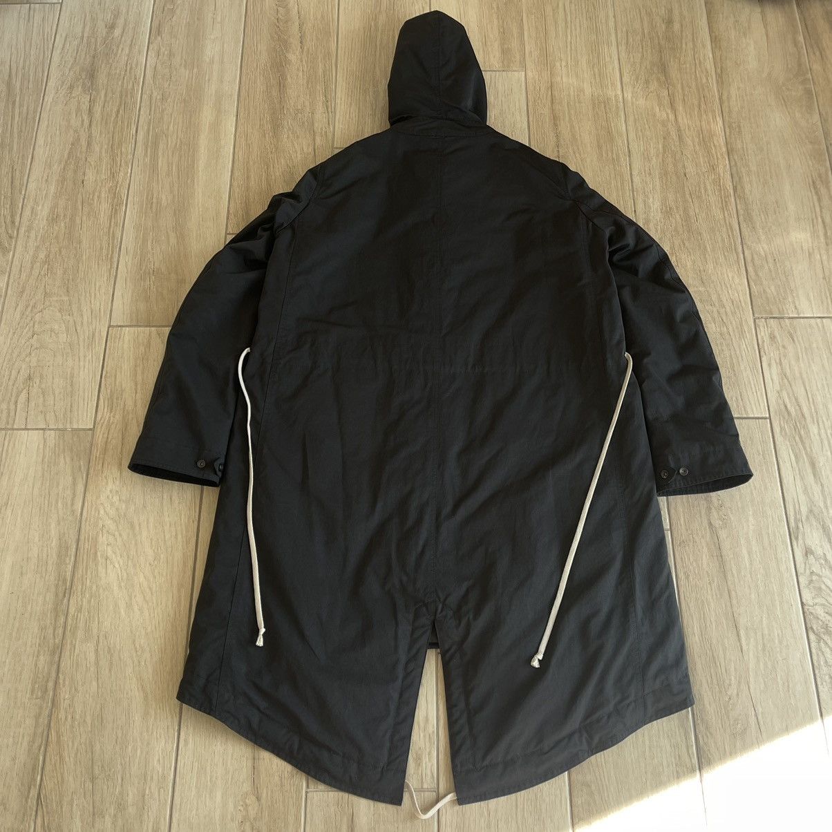Rick Owens Drkshdw FW2018 Graphic Padded Fishtail Parka Jacket Size US L / EU 52-54 / 3 - 2 Thumbnail