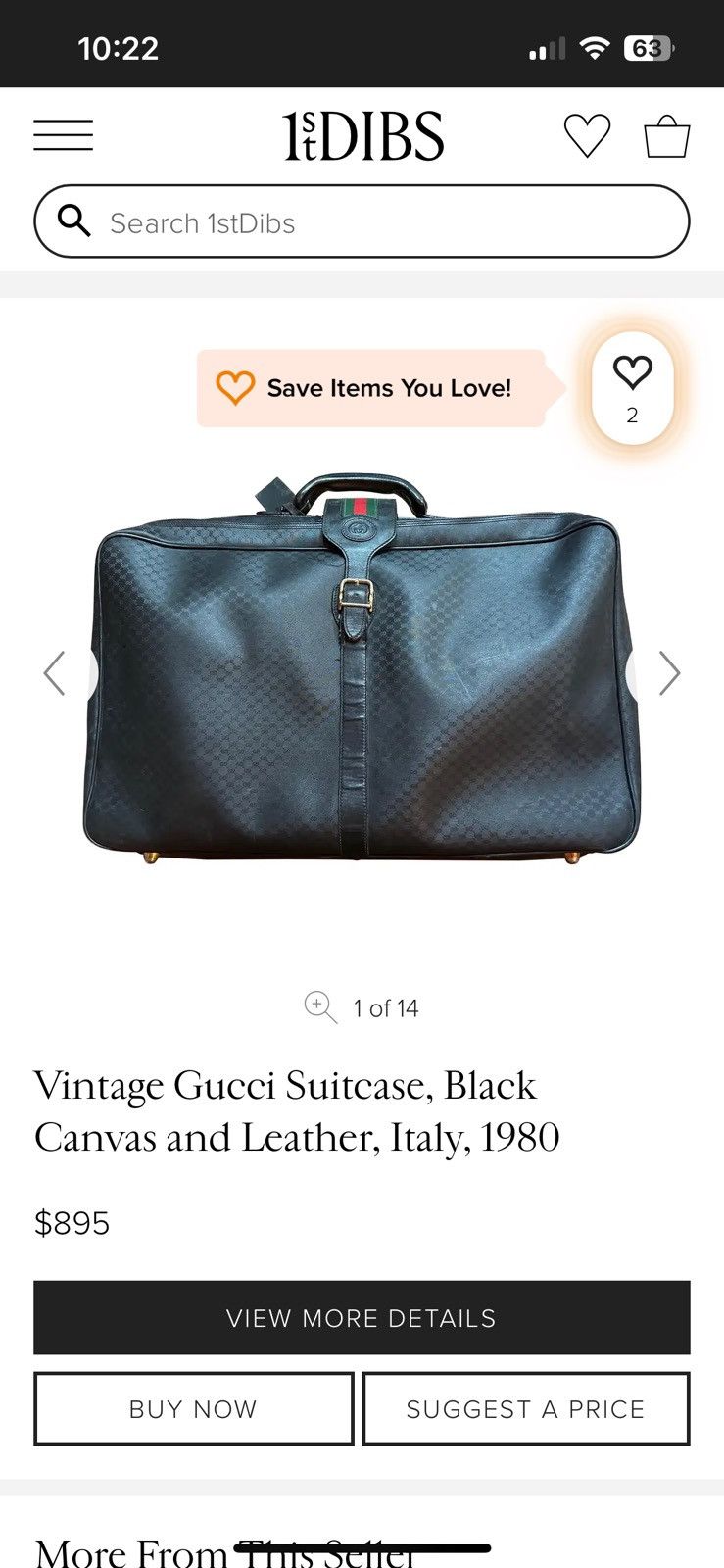 Gucci Vintage Gucci GG Monogram Hard-Sided Archive Luggage Size ONE SIZE - 4 Thumbnail