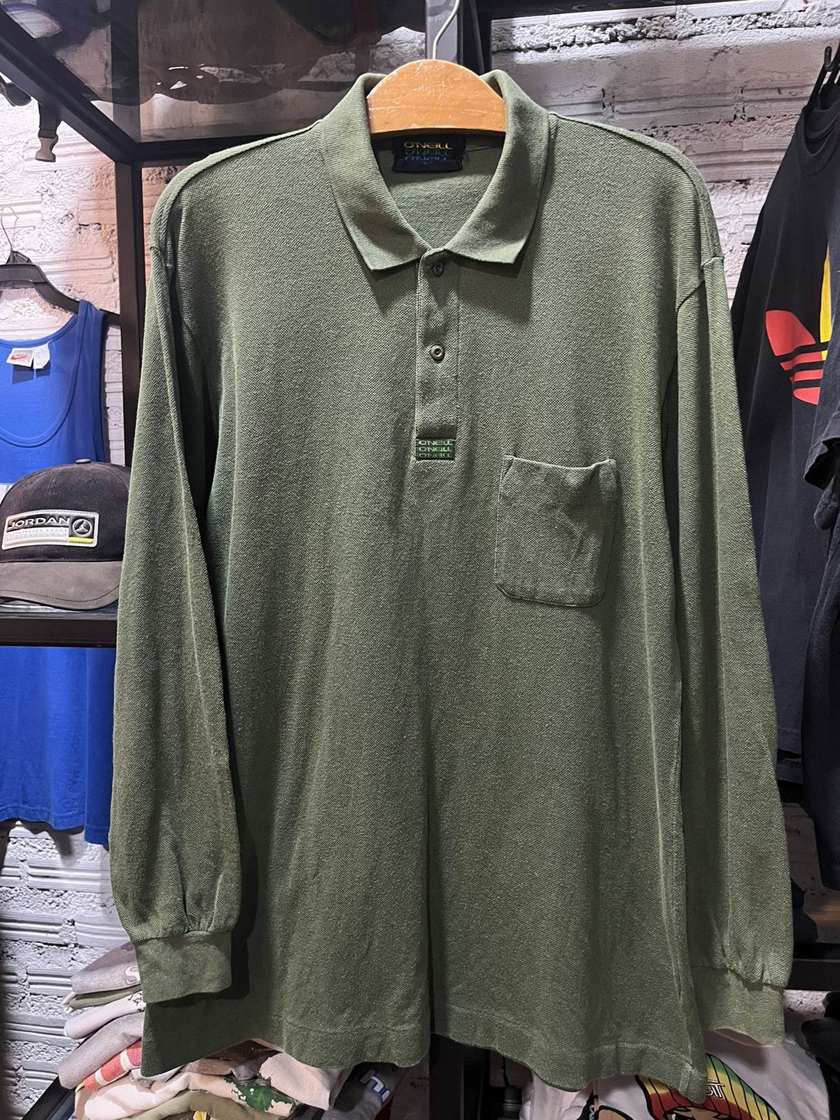 O'Neill O’Neill Surfboard Jumper Polo Shirt 90s Size US L / EU 52-54 / 3 - 1 Thumbnail