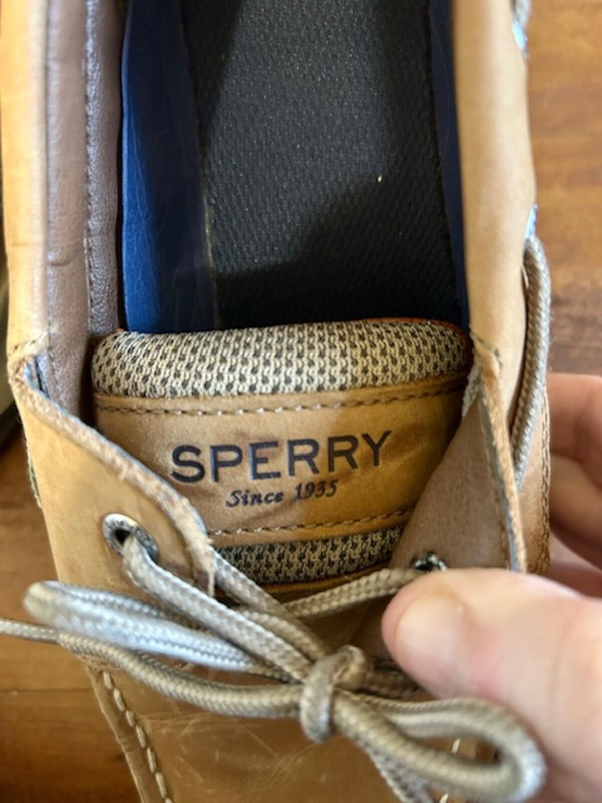 Sperry Sperry Men's Leather Upper Boat Shoes Size 9.5M Size US 9.5 / EU 42-43 - 5 Thumbnail