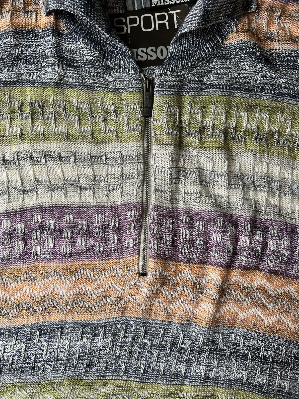 Missoni Missoni Sport Pullover Sweater Multicolor Wool Size XL / US 12-14 / IT 48-50 - 4 Thumbnail