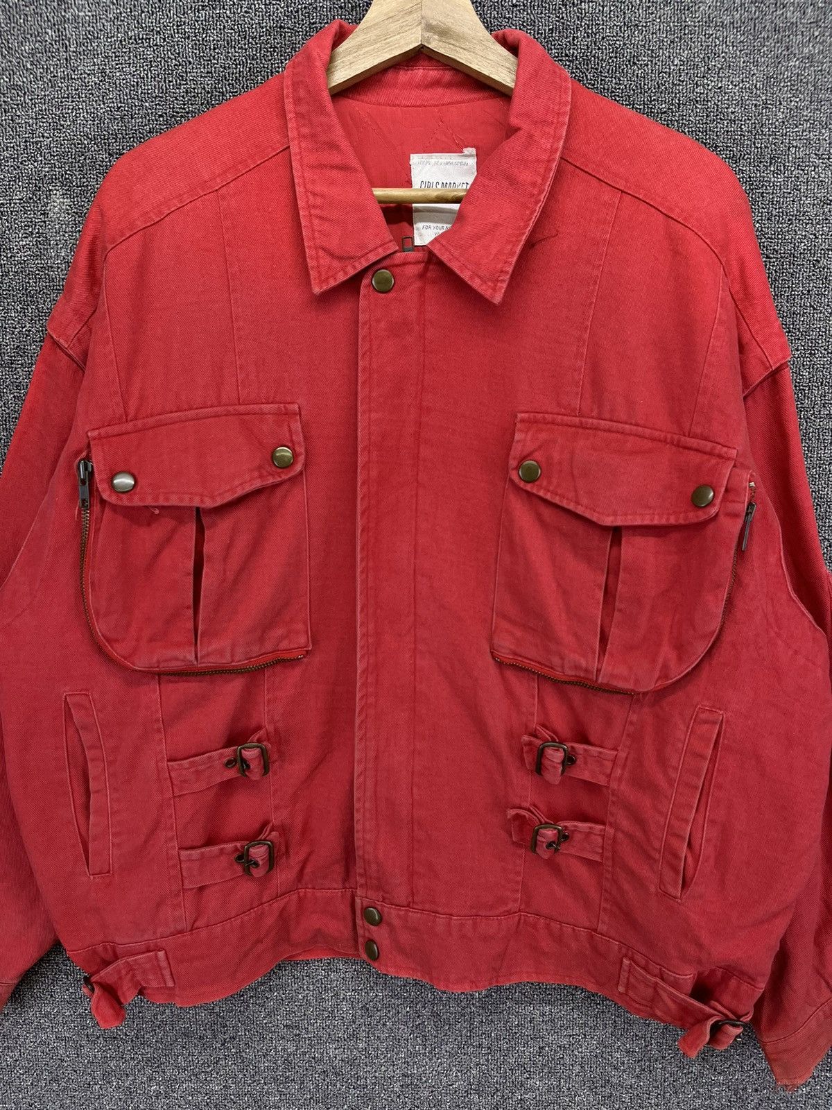 Japanese Brand Vintage Girls Market Trashed Punk Jacket Size US L / EU 52-54 / 3 - 5 Thumbnail