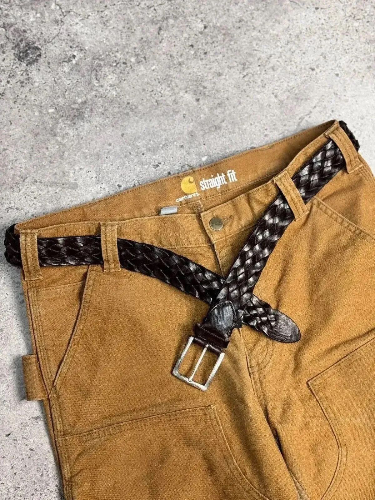 Designer × Vintage VINTAGE PYTHON GOTHIC LEATHER BELT RICK OWENS STYLE Size ONE SIZE - 9 Thumbnail