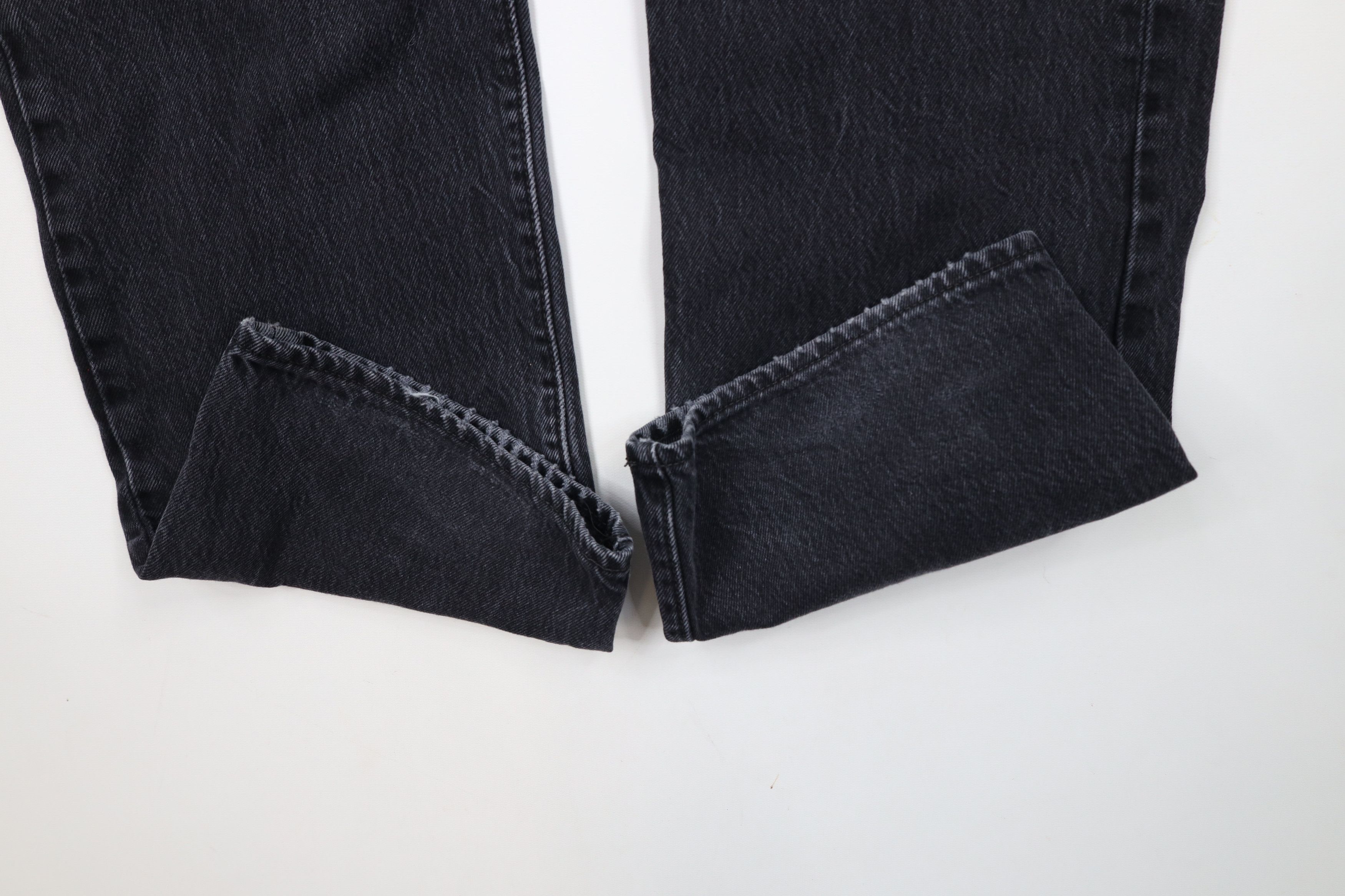 Levi's × Vintage Vintage Y2K Levis 501xx Fly Original Fit Denim Jeans Black Size US 40 / EU 56 - 5 Thumbnail