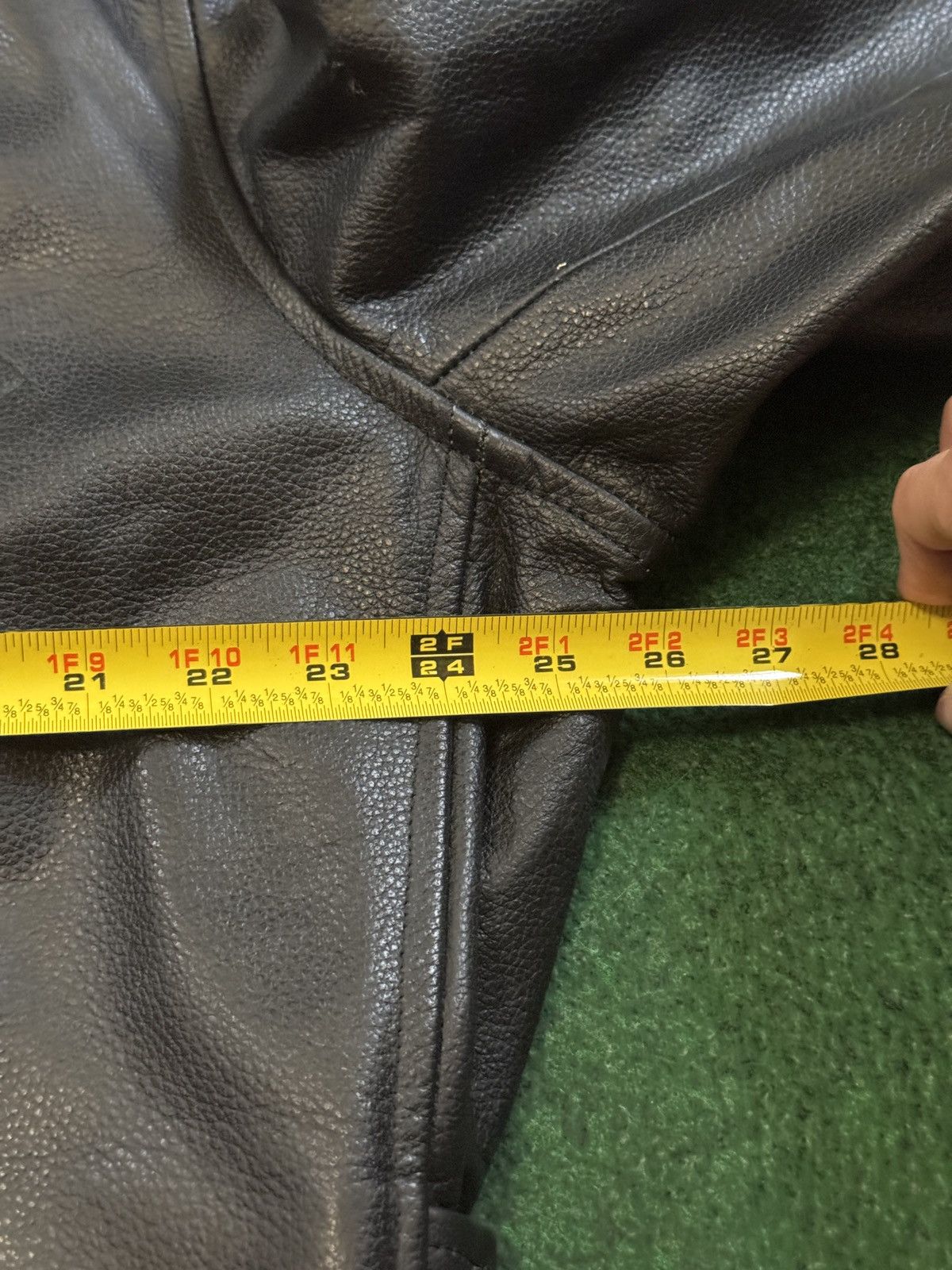 Genuine Leather Vintage 90s Genuine Leather Black Full Zip Biker Jacket Size US XL / EU 56 / 4 - 7 Thumbnail