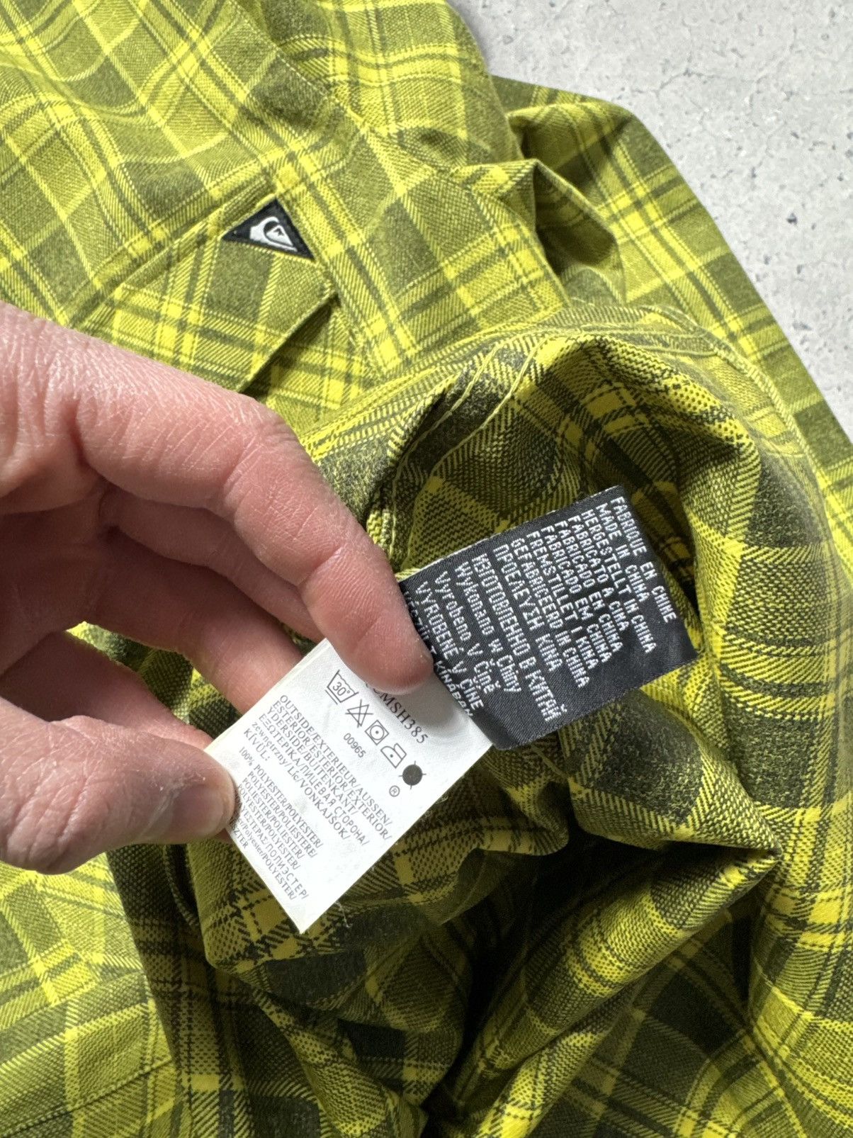 Quiksilver Quiksilver Button Up Flannel Shirt Size XL Size US XL / EU 56 / 4 - 8 Thumbnail