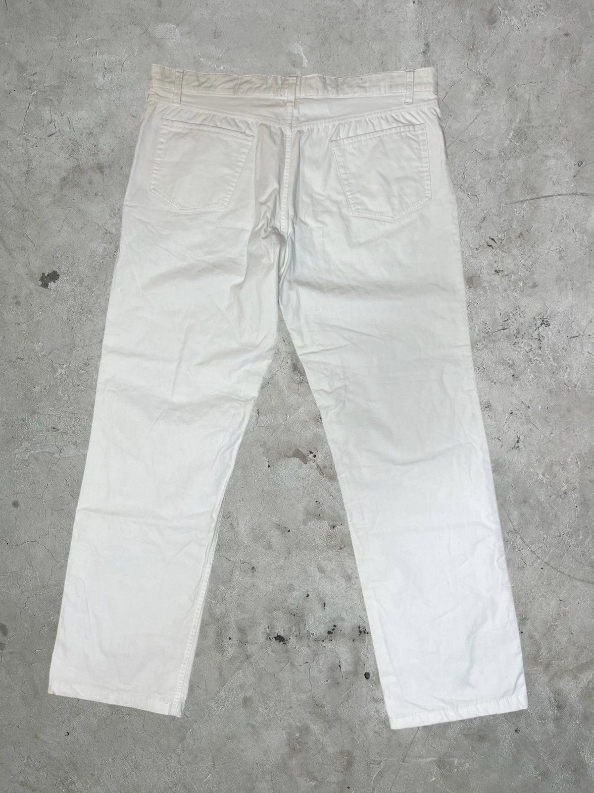 Raf Simons SS/02 Raf Simons Runway White Slit Pants Size US 32 / EU 48 - 2 Thumbnail