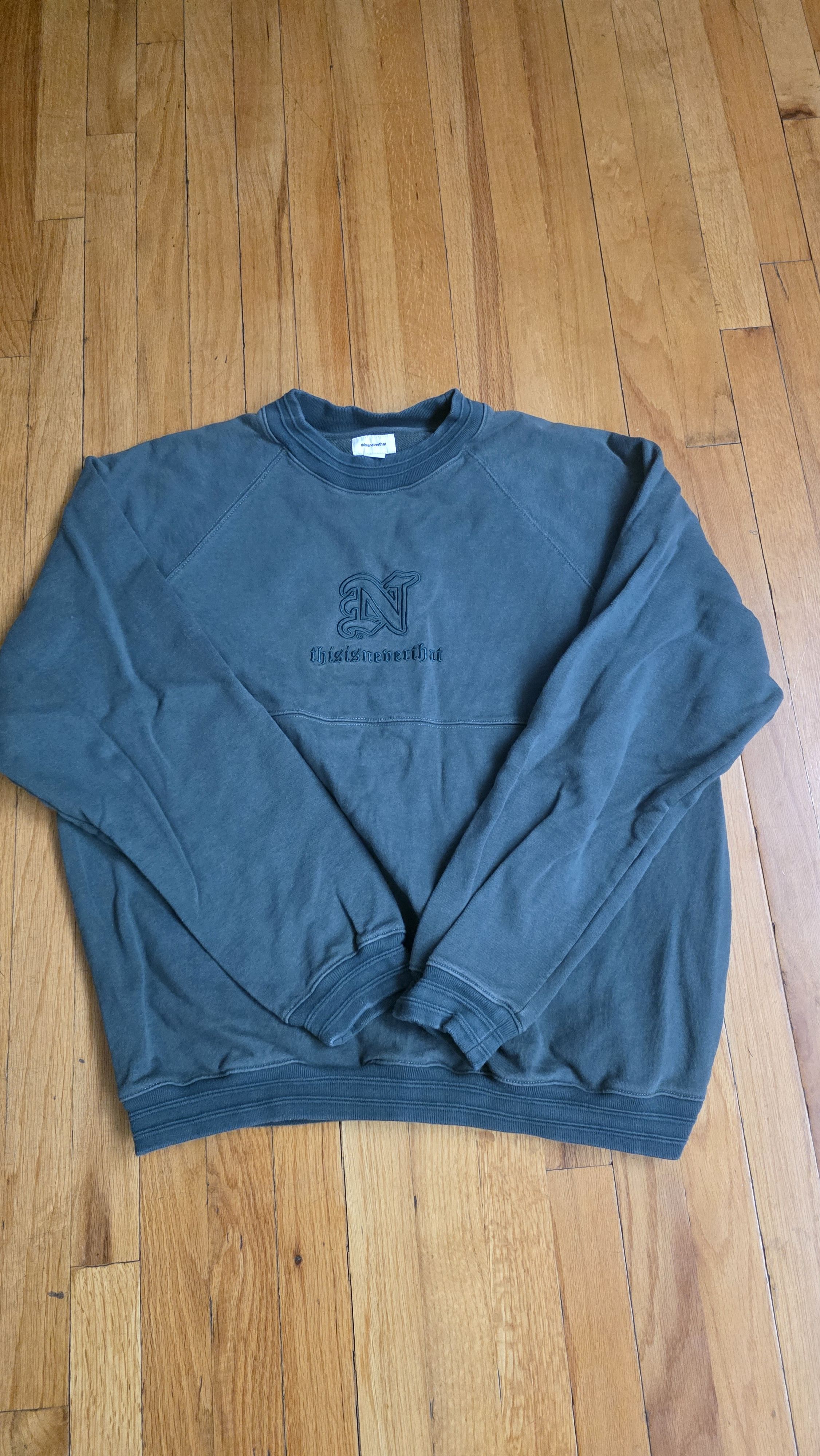 thisisneverthat thisisneverthat Pipe RIB Crewneck Dark Forest Size US XL / EU 56 / 4 - 2 Thumbnail