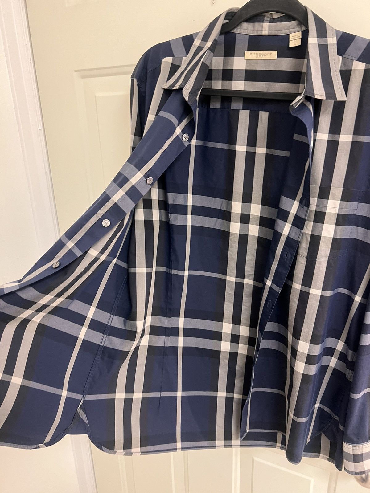 Burberry Long Sleeve Burberry Shirt Size US L / EU 52-54 / 3 - 9 Thumbnail