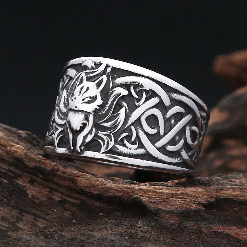 Other Hip Hop Nine Tailed Fox Ring Size ONE SIZE - 4 Thumbnail