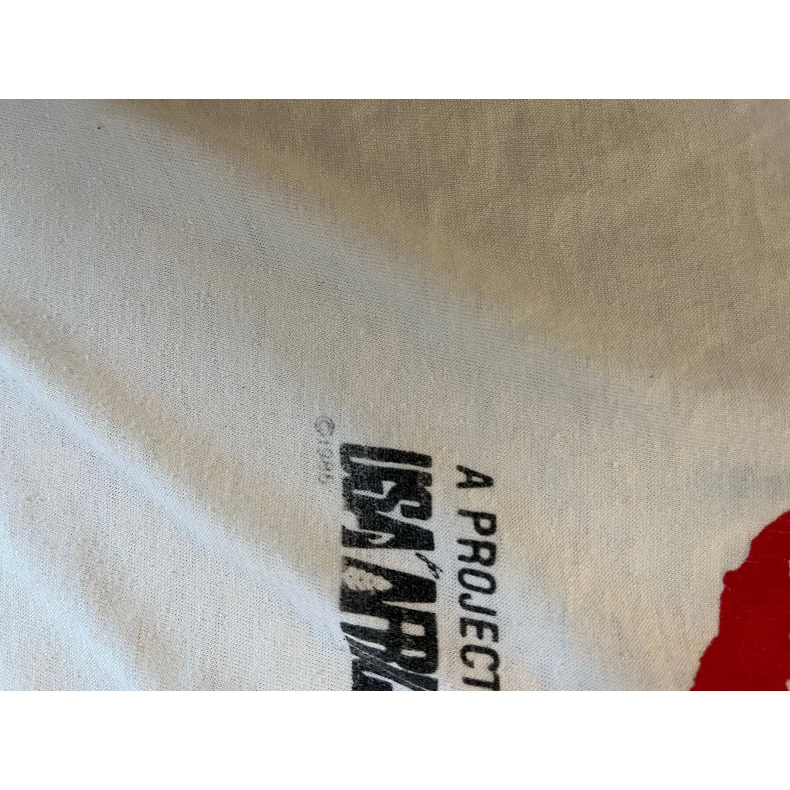 Hanes Vintage 80’s 1986 T Shirt Hands Across America Size US L / EU 52-54 / 3 - 6 Thumbnail