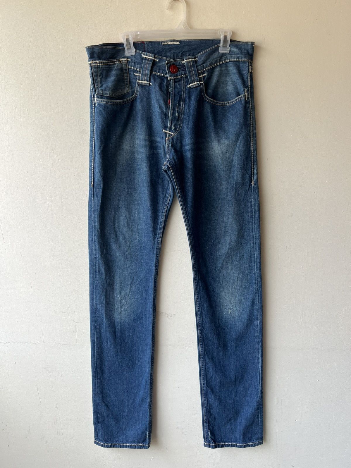Levi's Vintage 2000s Levi’s RED Large Back Pocket Denim Jeans Size US 33 - 9 Thumbnail