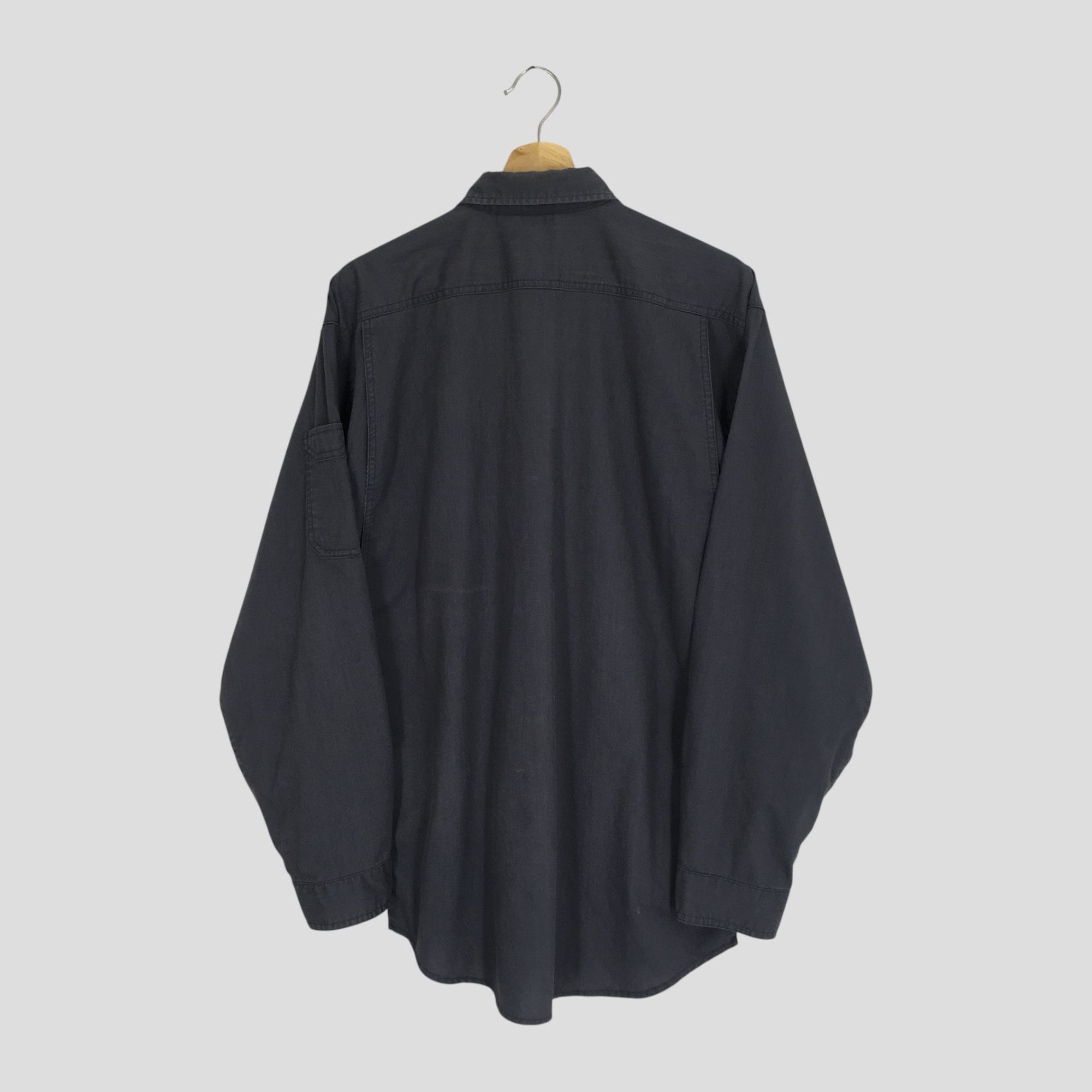 DAIWA Vintage Retro Work Shirt Daiwa Factory Button Shirt Size US XL / EU 56 / 4 - 2 Thumbnail