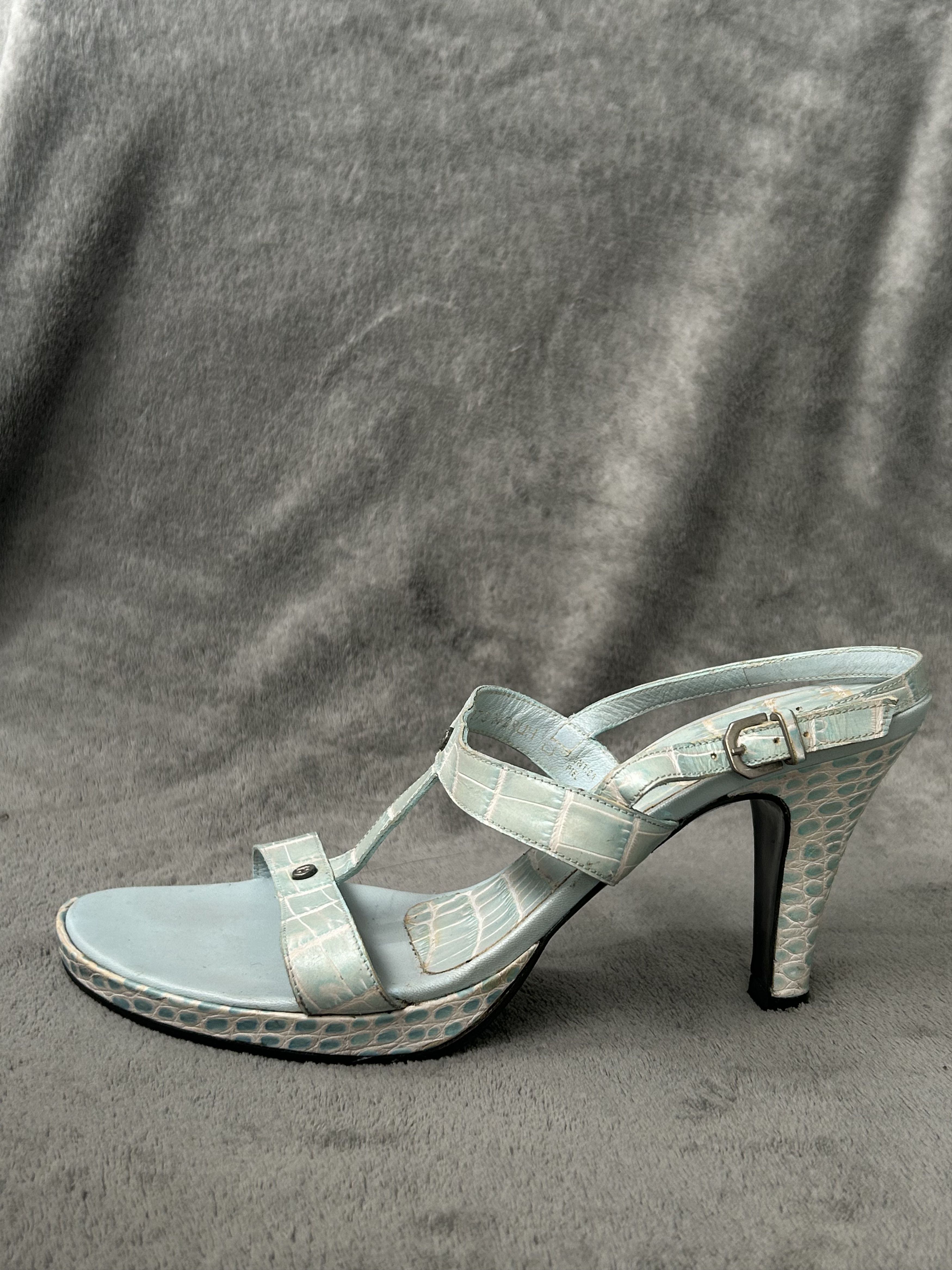 Balenciaga Balenciaga Paris Strappy Heels 2000s Size US 8 / IT 38 - 7 Thumbnail