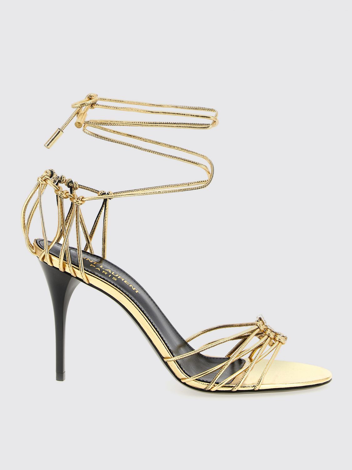 SAINT LAURENT PARIS サンダル ゴールド 2137124O0003 Saint Laurent Paris Saint Laurent Flat Sandals Woman Gold