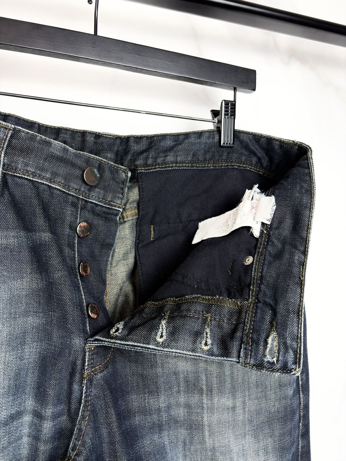 Raf Simons Raf By Raf Simons Faded Indigo Denim Jeans Distressed Size US 32 / EU 48 - 8 Thumbnail