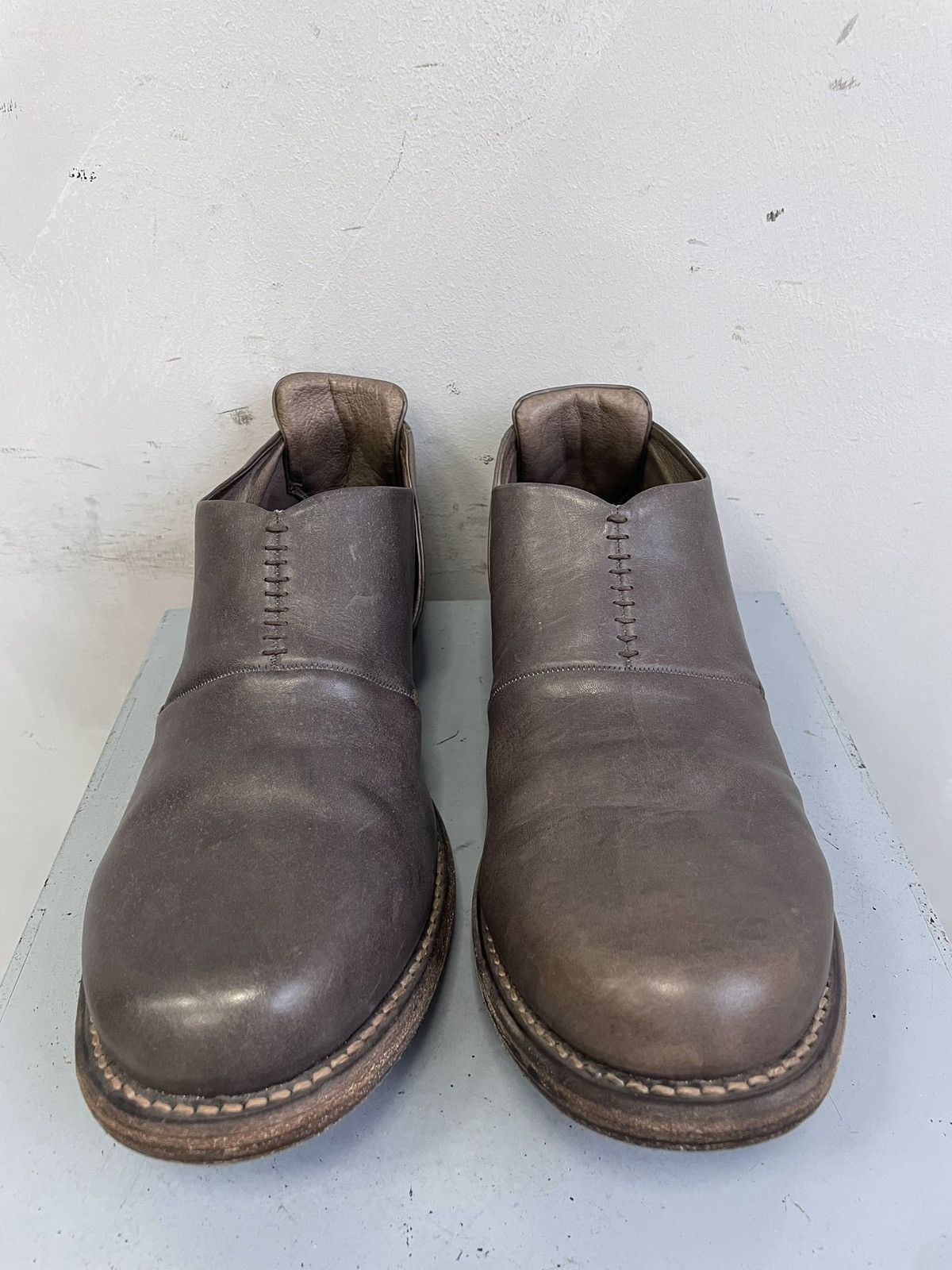 Devoa Devoa brown leather shoes avantgarde artisanal style Size US 8 / EU 41 - 4 Thumbnail