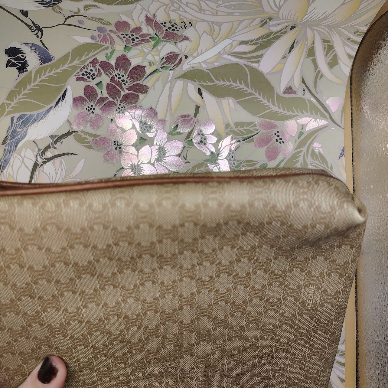 Celine intage Celine Macadam clutch coated canvas with leather trim Size ONE SIZE - 9 Thumbnail