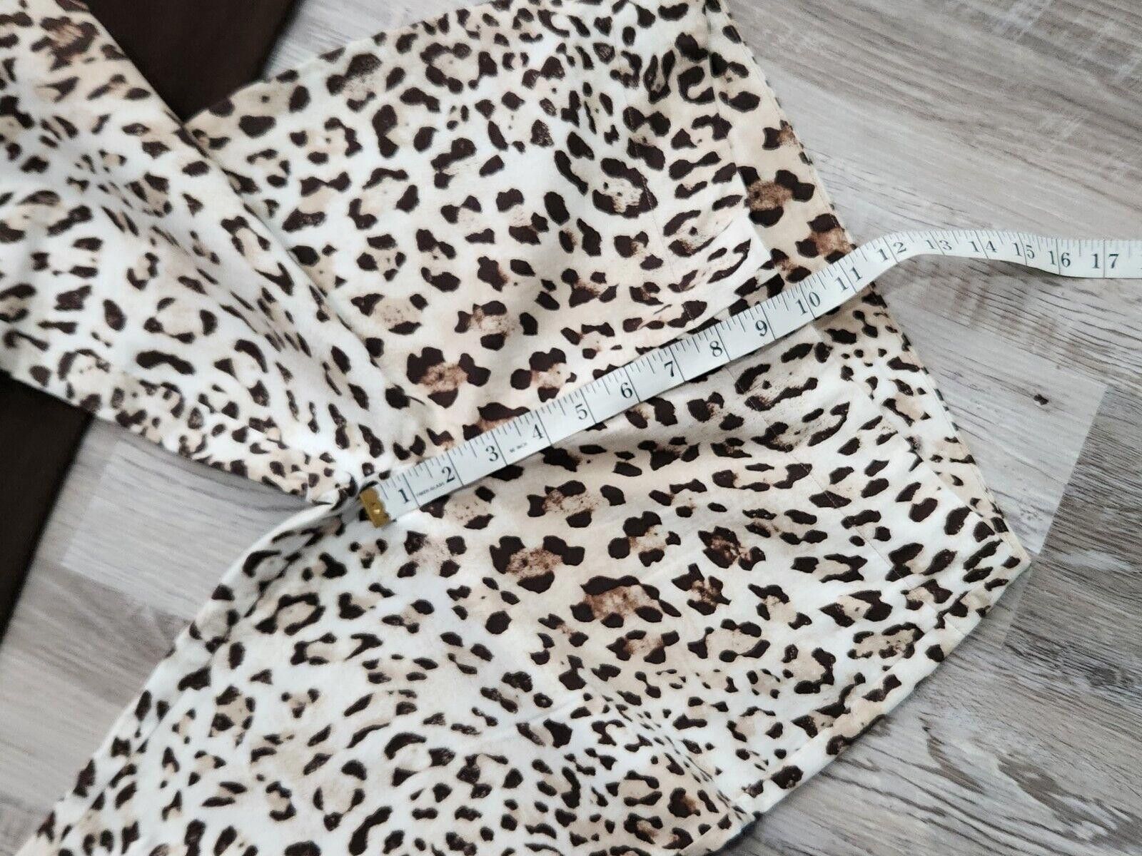 Chicos Chicos Pants Lot Size 0 Leopard Capris Brown So Slimming Size 27" / US 4 / IT 40 - 10 Thumbnail