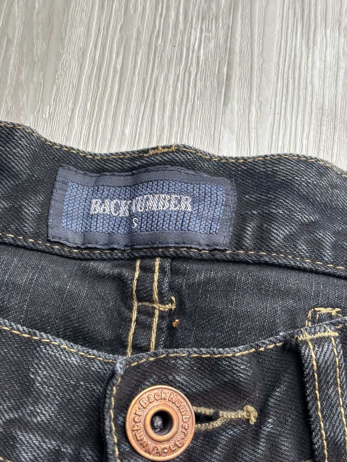 Japanese Brand BACK NUMBER lace up flare jeans Size US 28 / EU 44 - 4 Thumbnail