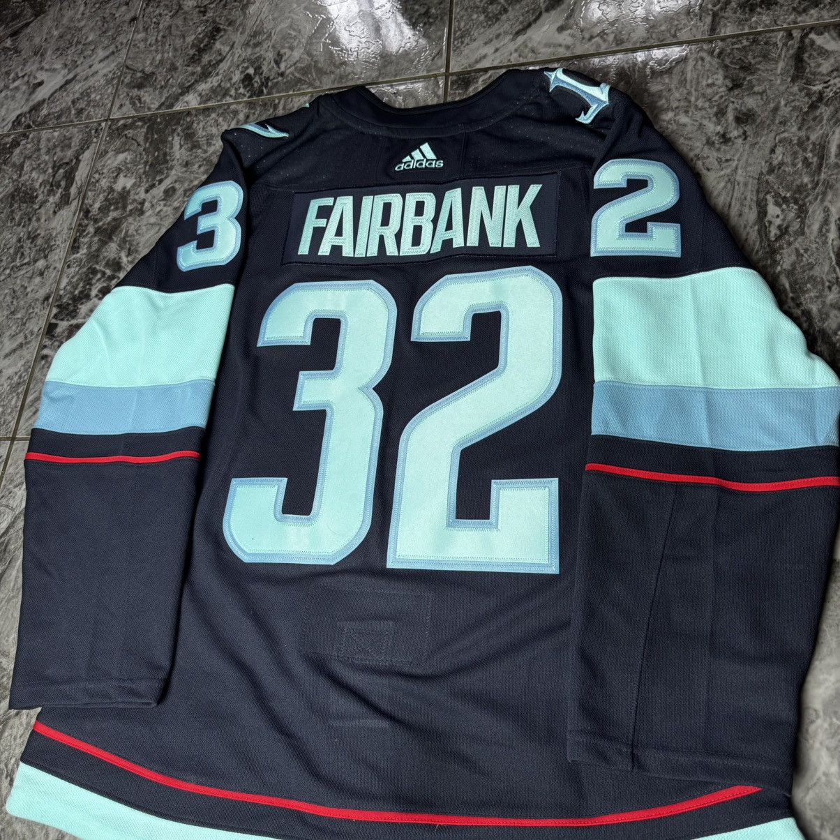 Adidas × NHL NHL Kraken Seattle Adidas Blank Home Jersey Size US M / EU 48-50 / 2 - 12 Thumbnail