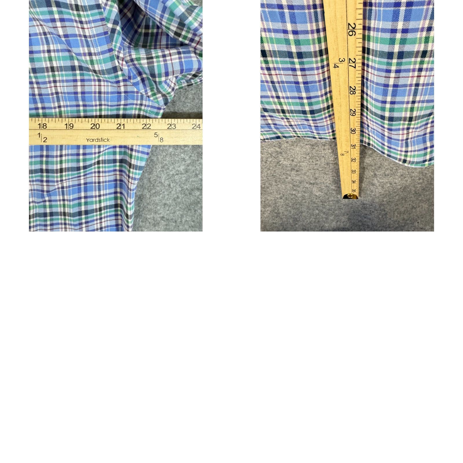 Ralph Lauren Ralph Lauren Shirt Mens M Blue Green Plaid Button Down Long Sleeve Pony Logo Size US M / EU 48-50 / 2 - 9 Thumbnail