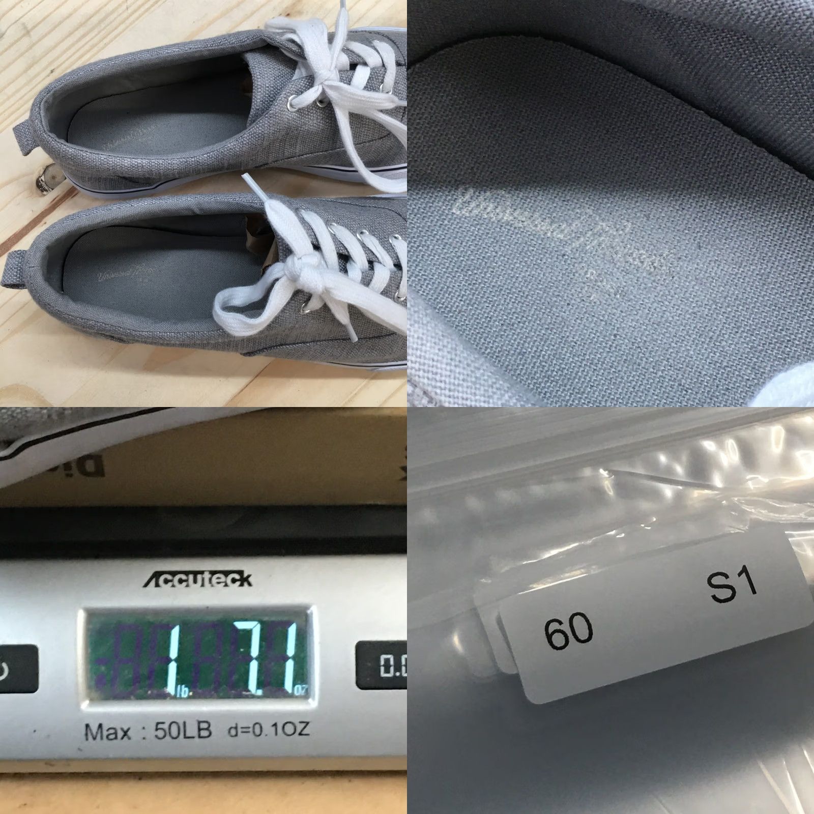 Vintage Universal Thread Shoes Womens 10 Low Top Sneakers Gray Canvas Round Toe Casual Size L / US 10 / IT 46 - 9 Thumbnail