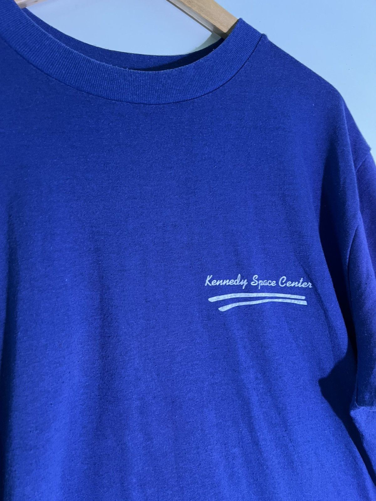 Vintage 70’s 80’s VTG Vintage Kennedy Space Center USA Retro T Shirt Size US XL / EU 56 / 4 - 6 Thumbnail