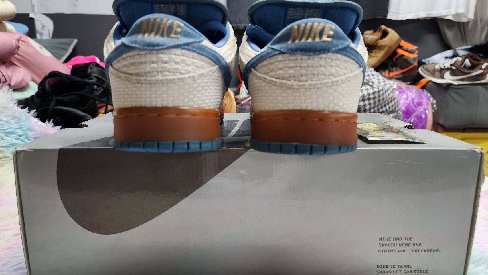 Nike Nike Sb Dunk Low Blue Hemp Size US 10.5 / EU 43-44 - 4 Thumbnail