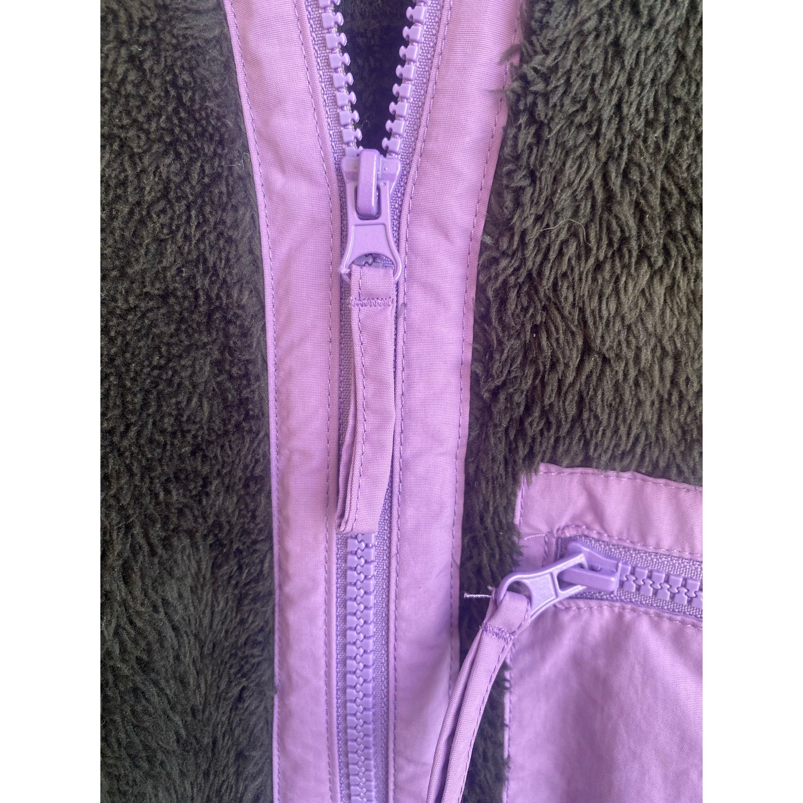 Original Fake Original Use Men's Casual Fleece Vest Size M Black / Purple Size US M / EU 48-50 / 2 - 3 Thumbnail