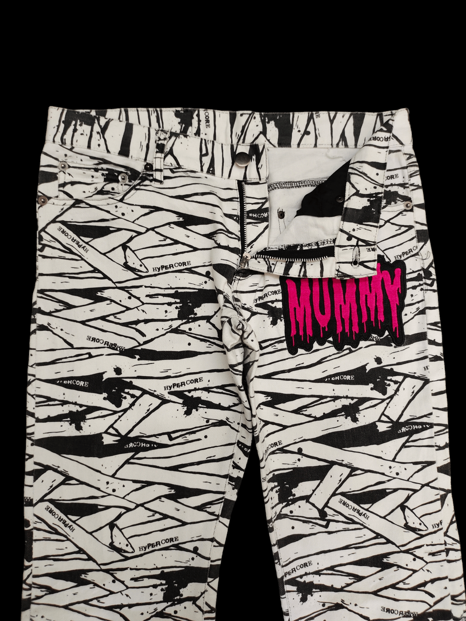 Hysteric Glamour × Undercover Hypercore Mummy Printed Denim Pants Hysteric Punk Style Size US 30 / EU 46 - 9 Thumbnail