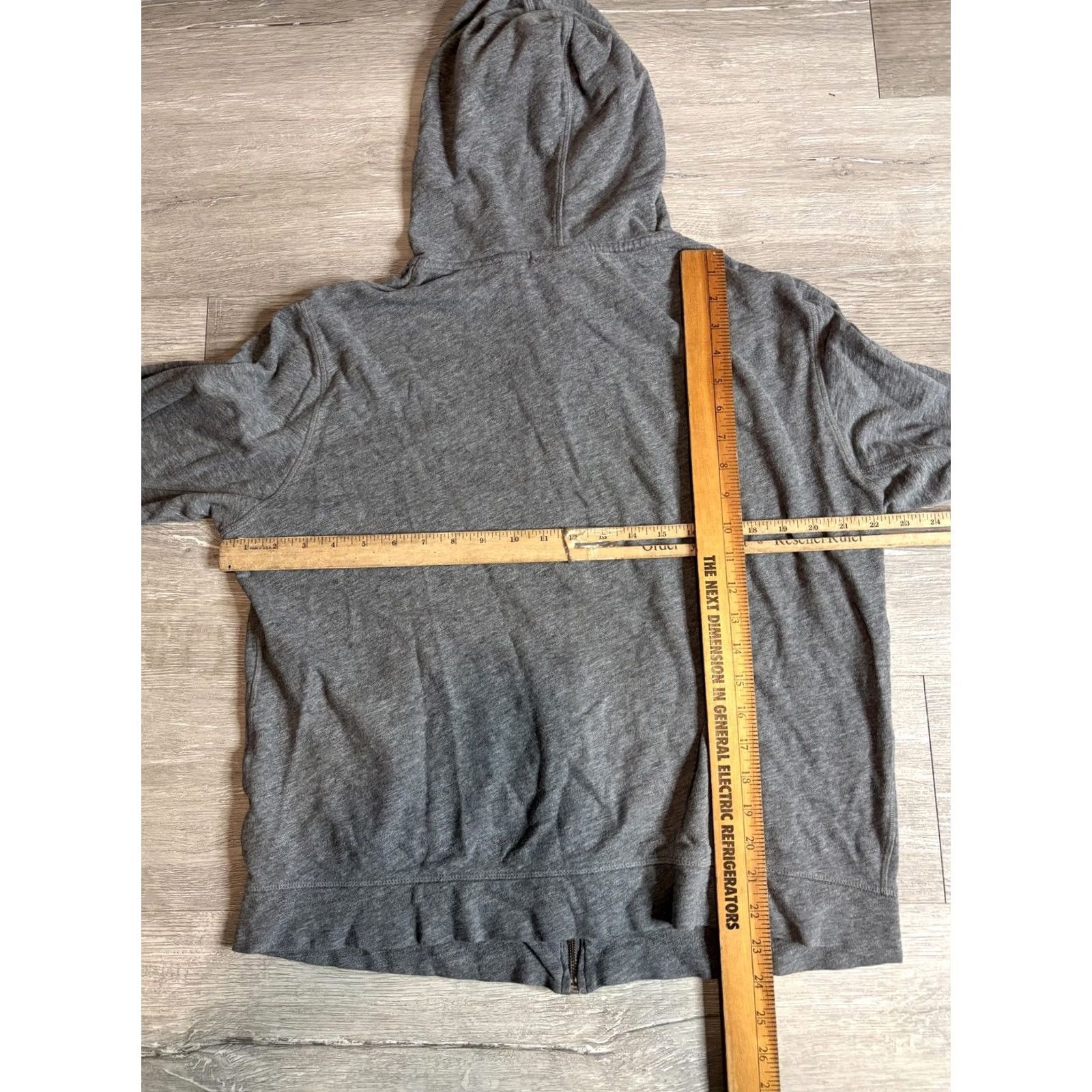 Lacoste Lacoste Hoodie Mens Large Gray Full Zip Lightweight Jersey Croc Logo Sweatshirt Size US L / EU 52-54 / 3 - 6 Thumbnail