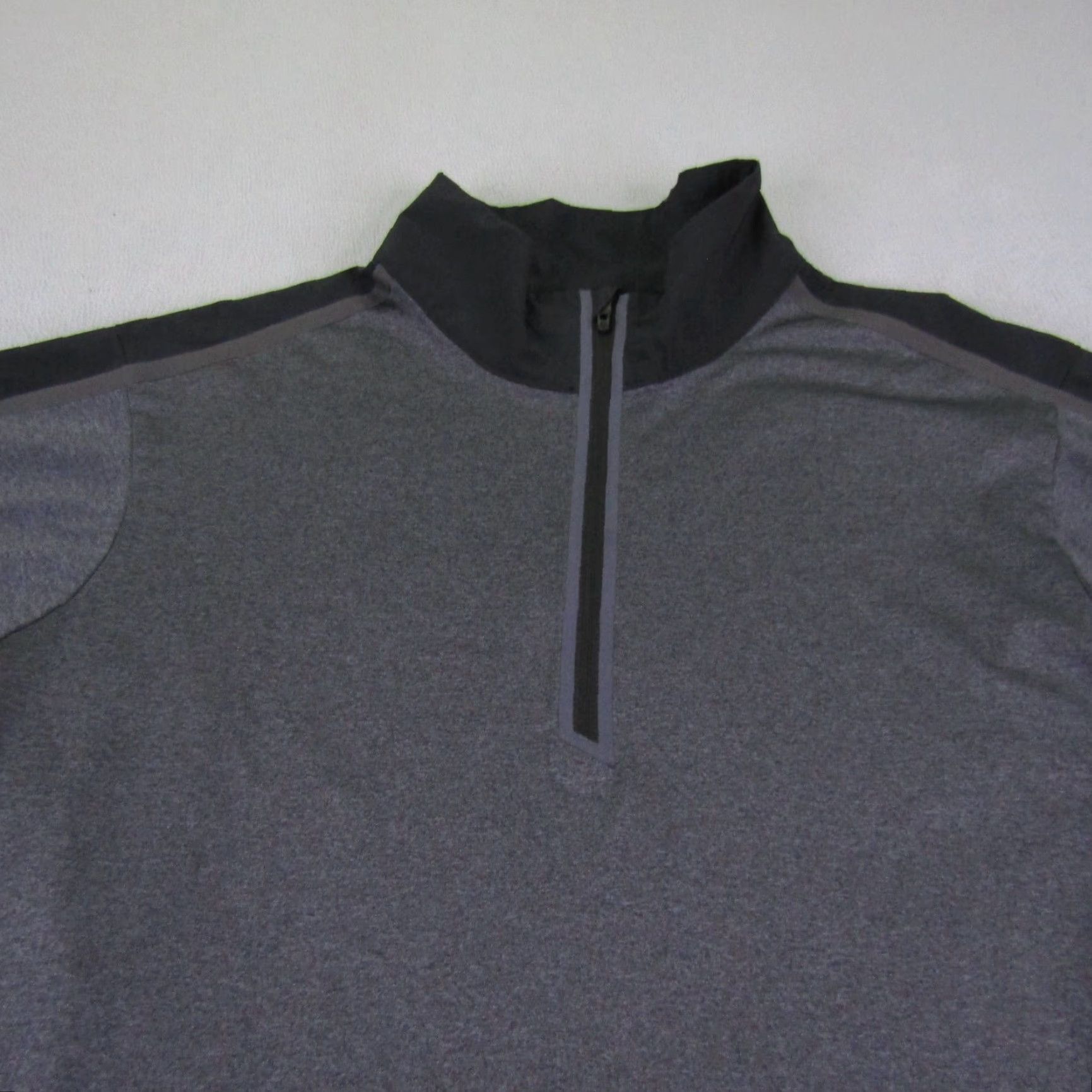 Vintage VINTAGE Sunice Jacket Mens M Gray Black Performance 1/4 Zip Pullover Golf Sweater Size US M / EU 48-50 / 2 - 2 Thumbnail