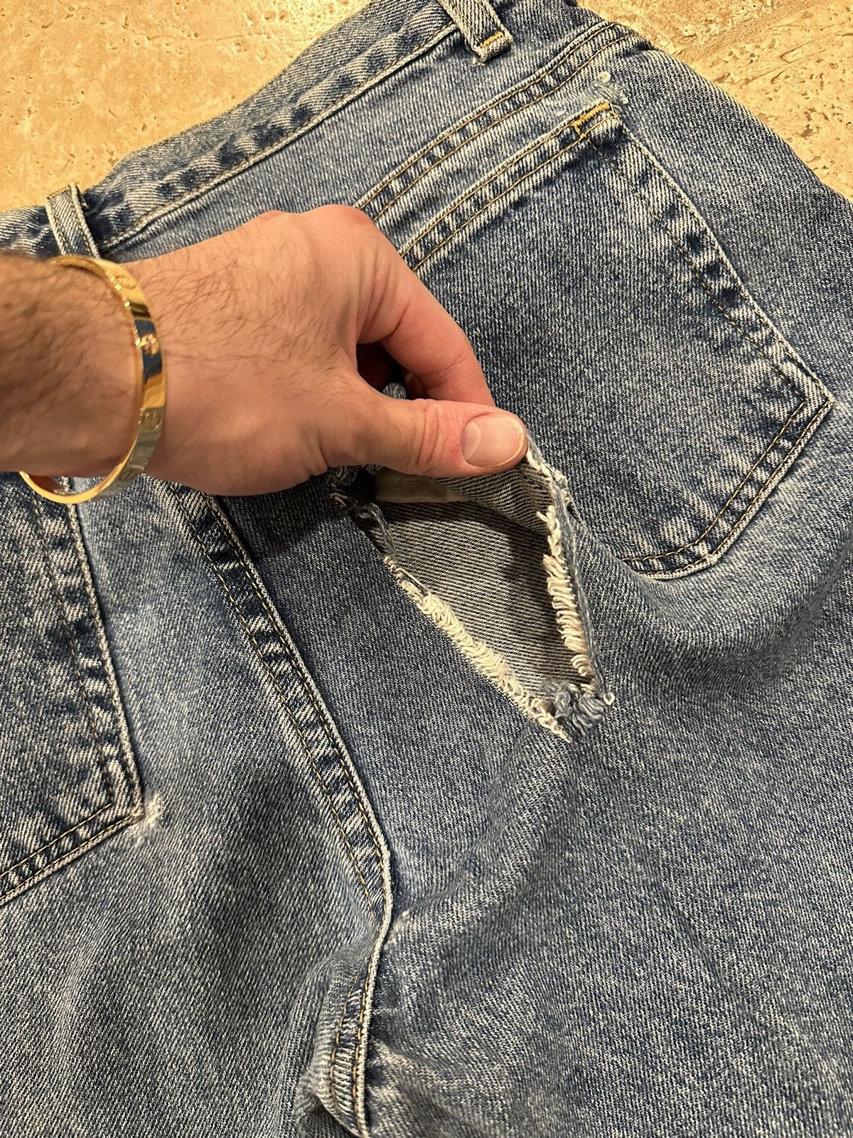 Covington × Vintage Vintage Covington Blue Straight leg Denim Jeans Size US 31 - 8 Thumbnail