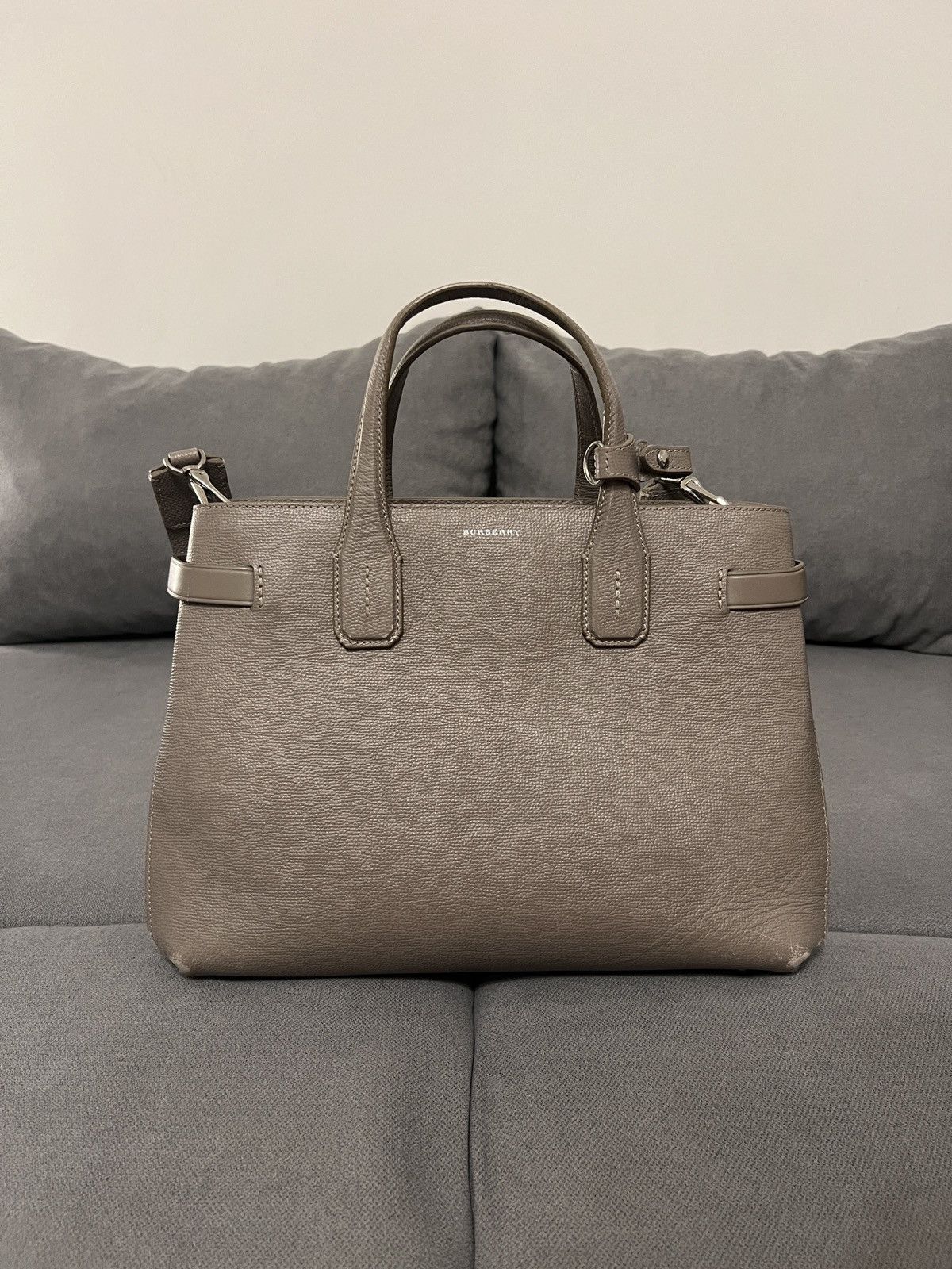 Burberry burberry banner leather bag Size ONE SIZE - 3 Thumbnail