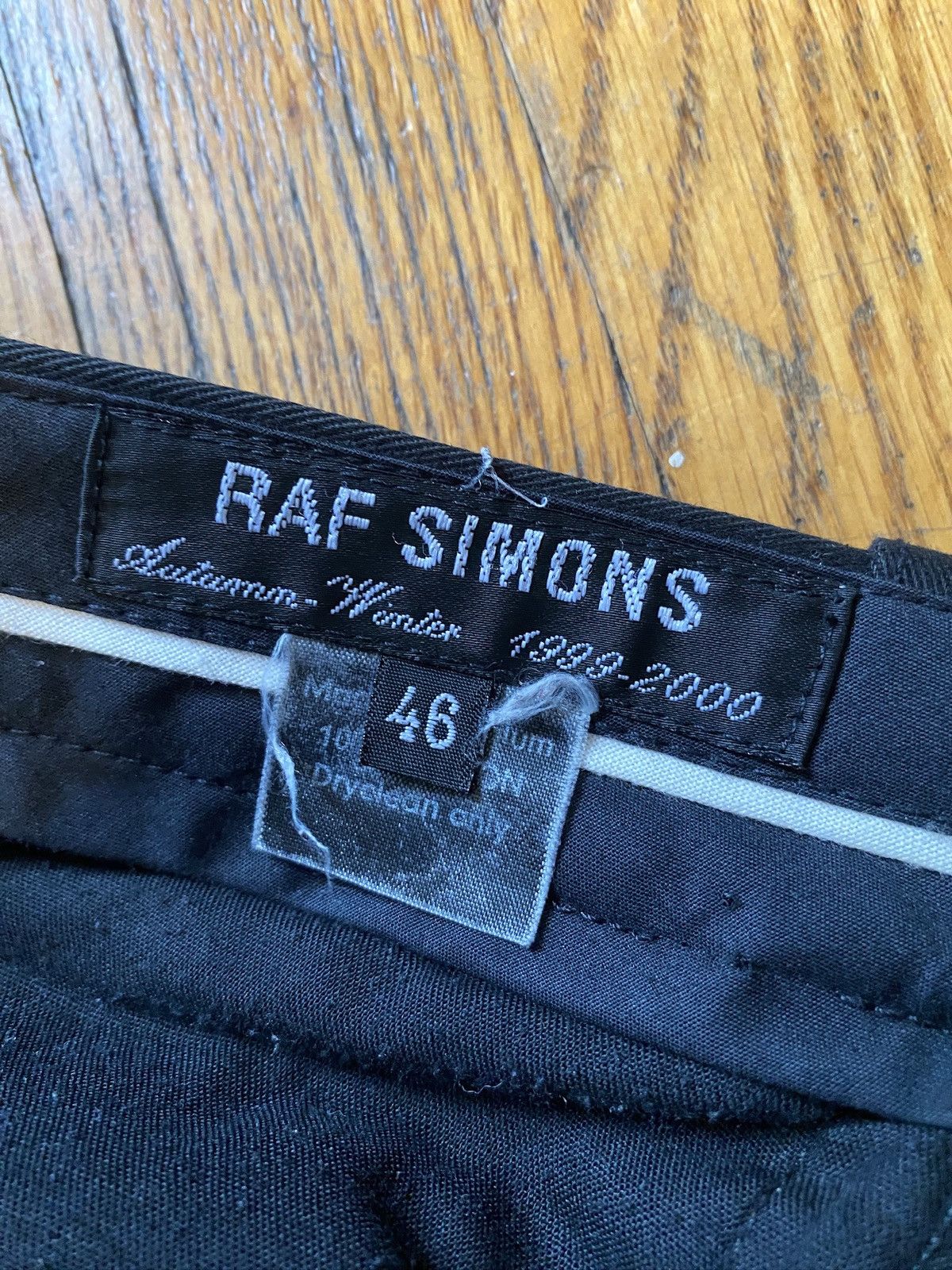 Raf Simons Raf Simons AW99 Black Tuxedo Jeans Size US 28 / EU 44 - 11 Thumbnail