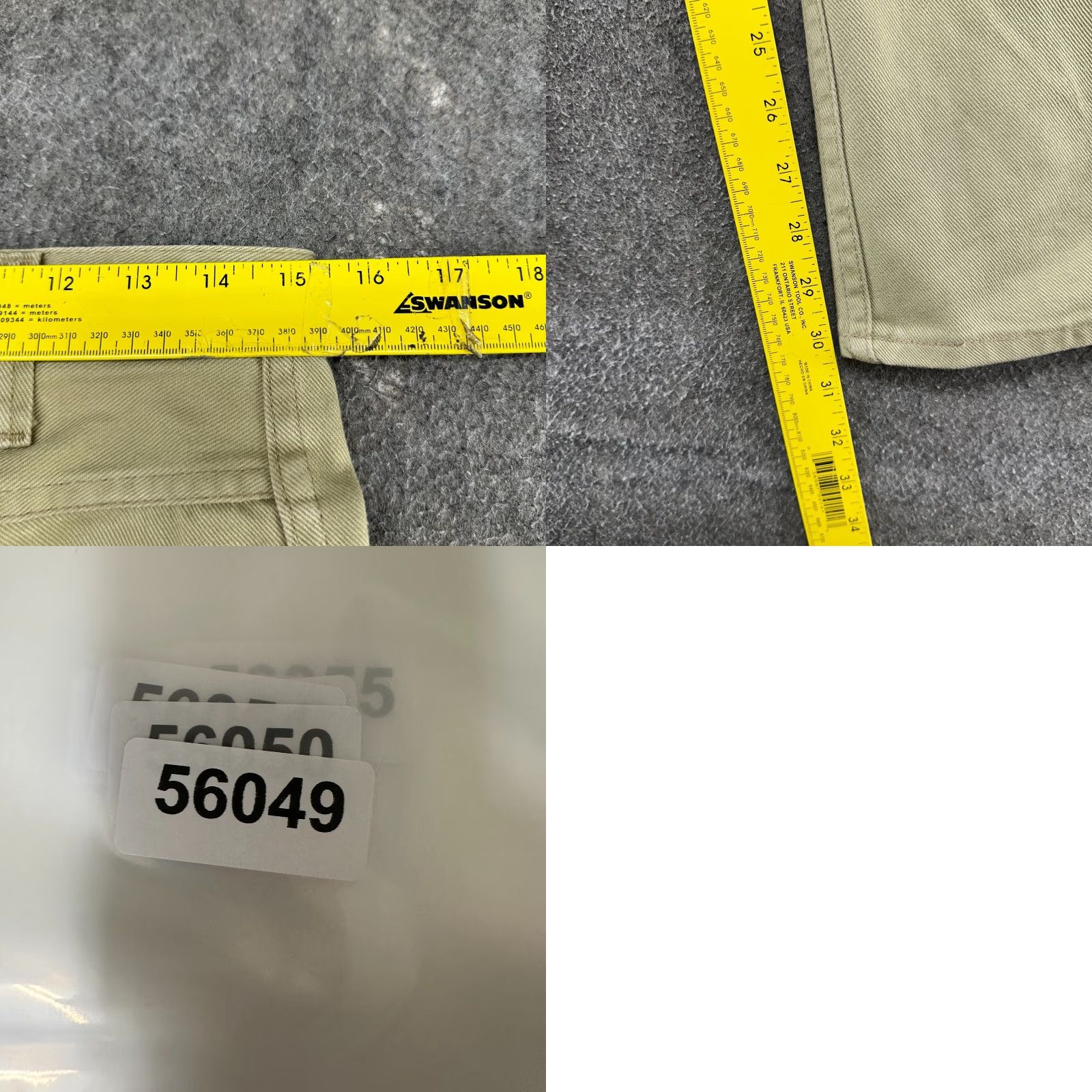 Bell VINTAGE Flare Pants Womens 30x31 Beige Military Bell Bottom Wide Leg Cargo 70s Pants Womens Wide-Leg Beige 30 31 Vintage Rock Pockets Stretch Mens? Size 30" / US 8 / IT 44 - 8 Thumbnail