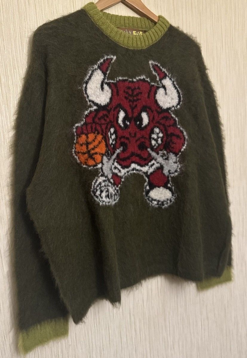 Brain Dead BRAIN DEAD X NBA Chicago Bulls Alpaca sweater Fuzzy Size L Size US L / EU 52-54 / 3 - 6 Thumbnail